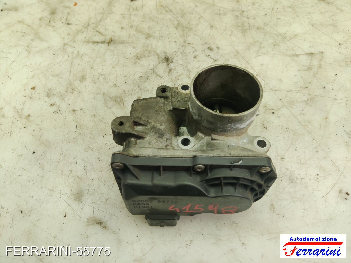 Corpo Farfallato RENAULT MODUS F/JP0 1.2 2004-2023 8200568712, 01981, 8200285017 11