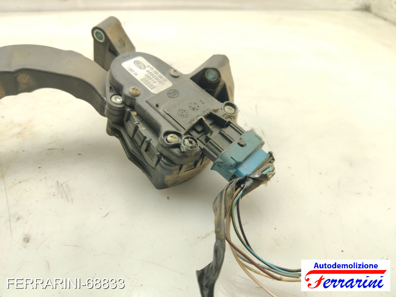 Pedale Acceleratore FIAT PUNTO 188 1.3 JTD 16V 2003-2012 46829061, 51775574 6