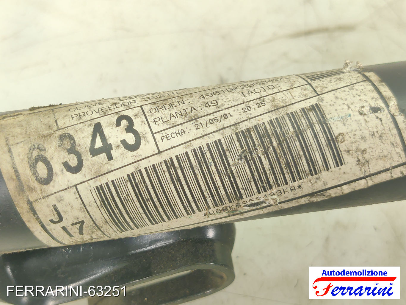 Canna Piantone Sterzo SEAT IBIZA 2 6K1 1999-2002