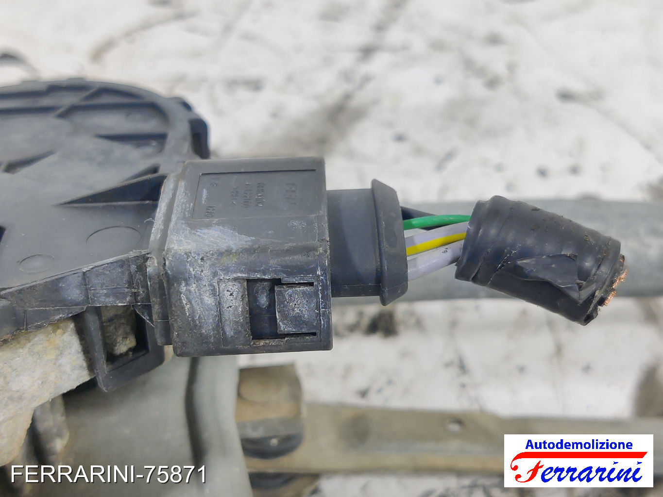 Spazzacqua Motorino Tergicristallo LANCIA YPSILON 843 2003-2011 anteriore