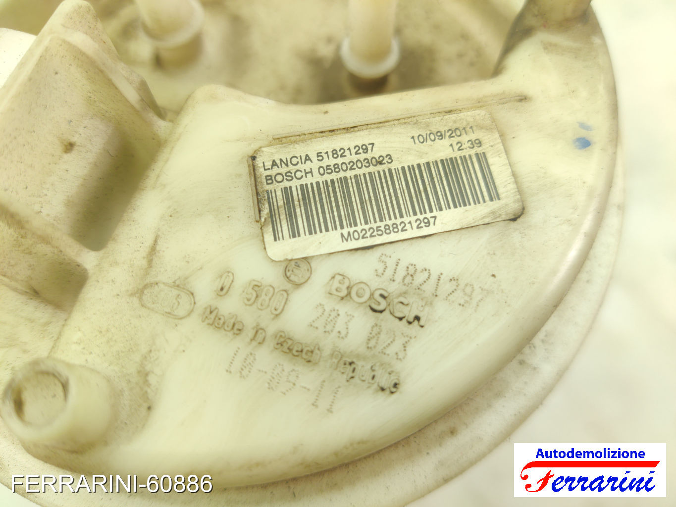 Cestello Pompa Galleggiante Serbatoio LANCIA DELTA 3 844 1.6 D MULTIJET 7