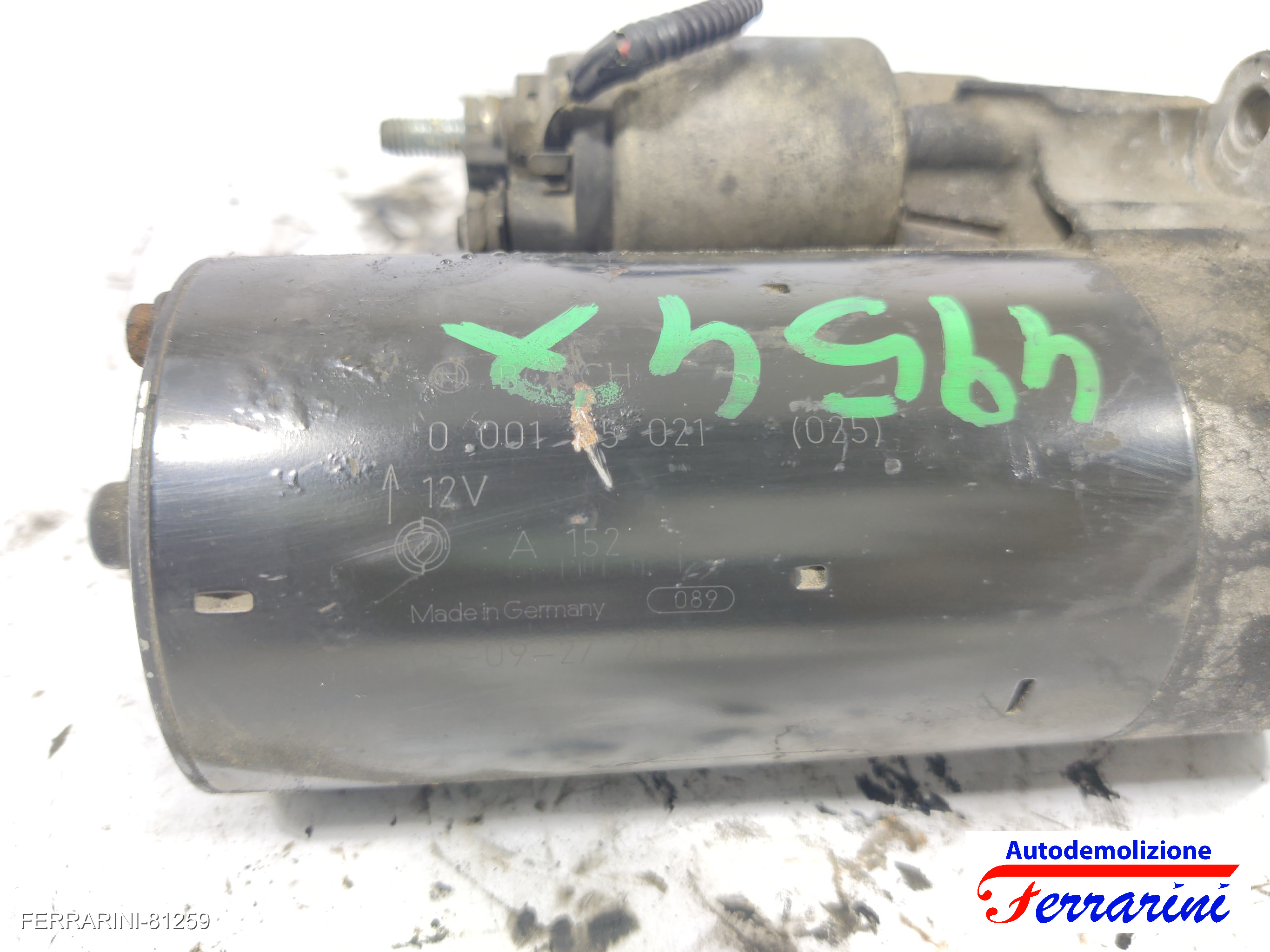 Motorino Avviamento FIAT CROMA 194 1.9 D MULTIJET 2005-2011