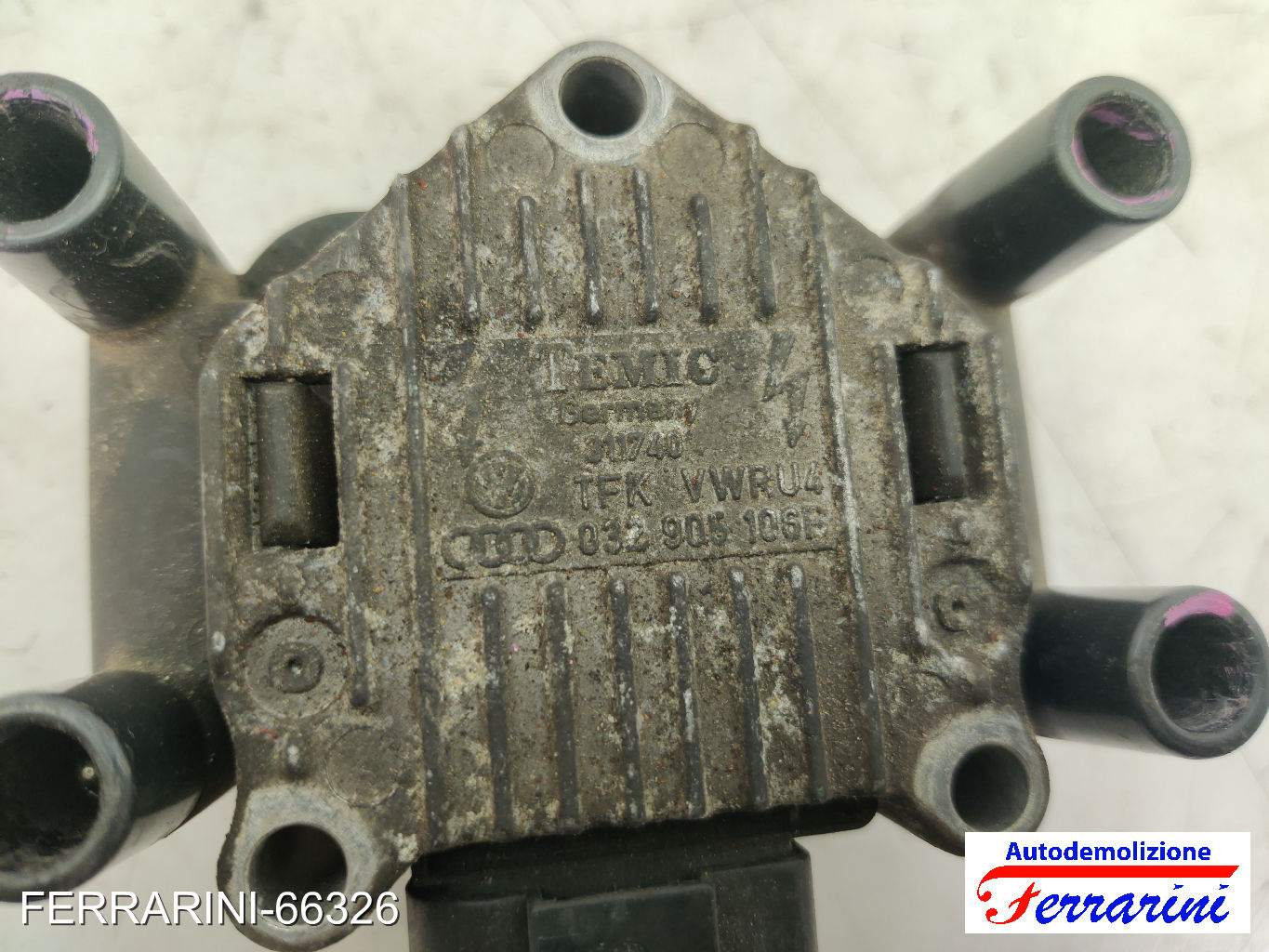 Bobina Di Accensione VW POLO 6N2 1.4 16V 1999-2001 032905106B, 032905106