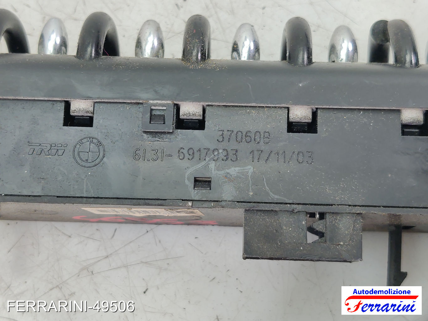 Pulsantiera Tastiera Alzavetro MINI - R50, R53 2001-2006 sinistra, sx, frontale