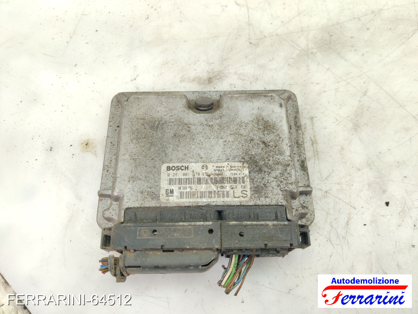 Centralina Motore OPEL ASTRA G T98 1.7 TD 1998-2000 90589736, 028100178C