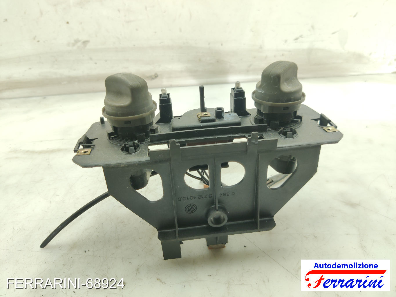 Tastiera Clima FIAT SEICENTO 600 187 1998-2010 anteriore, frontale 46722604 7