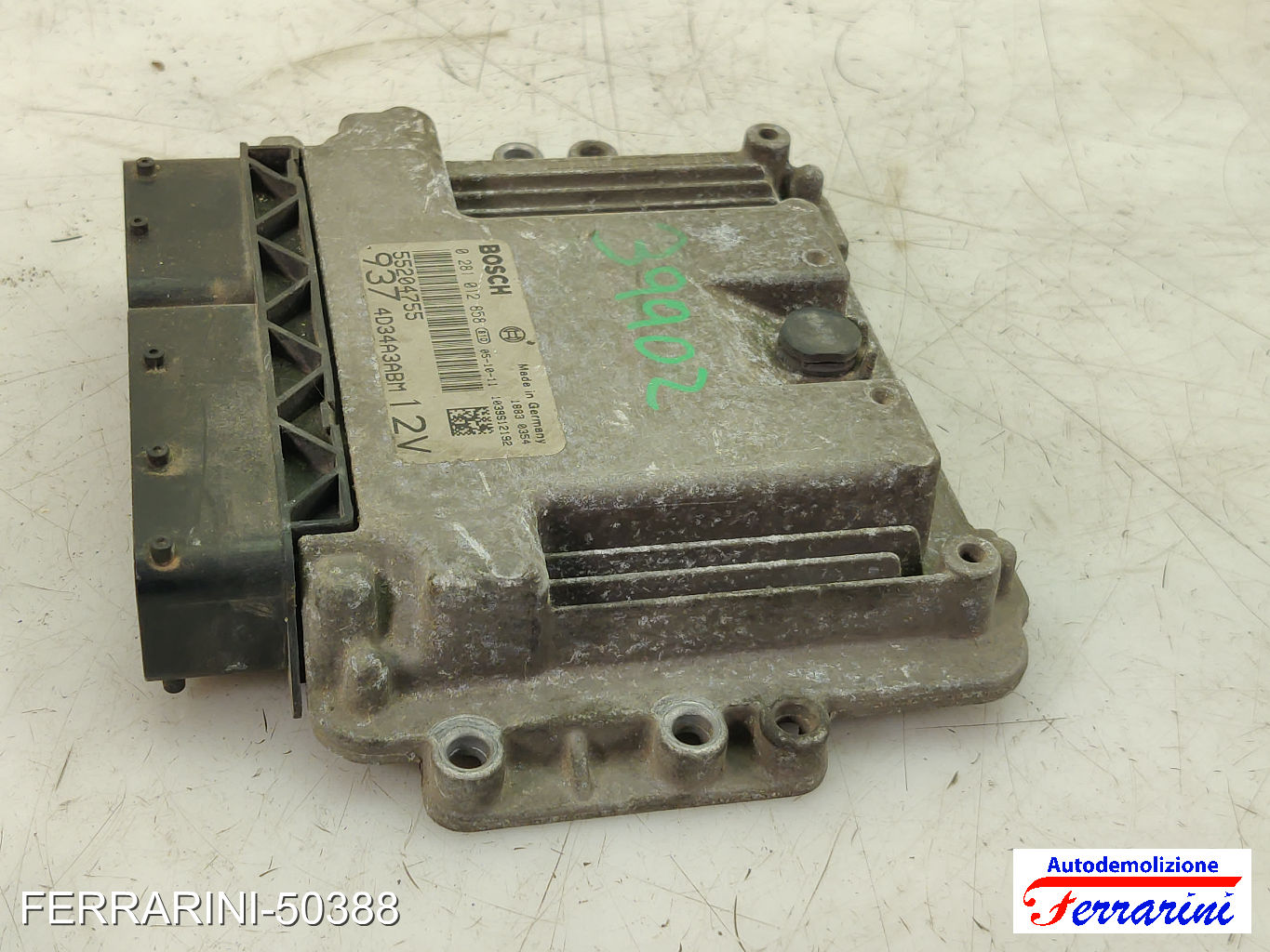 Centralina Motore ALFA ROMEO 147 937 1.9 JTD 2001-2010 0281812858, 55204755 6