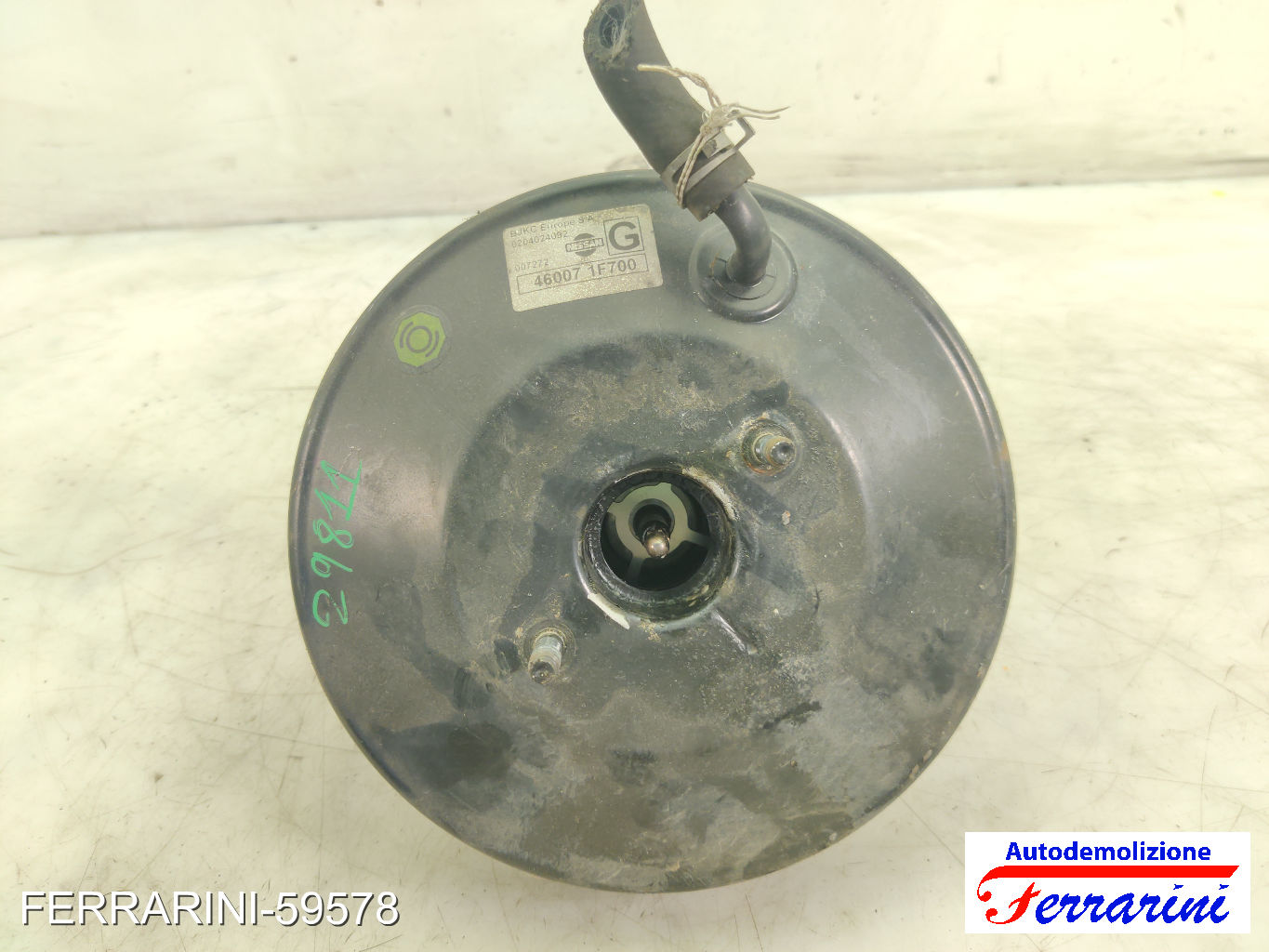 Servofreno NISSAN MICRA 2 K11 1.5 D 1998-2003 472101F700, 0204024092, 472101F701
