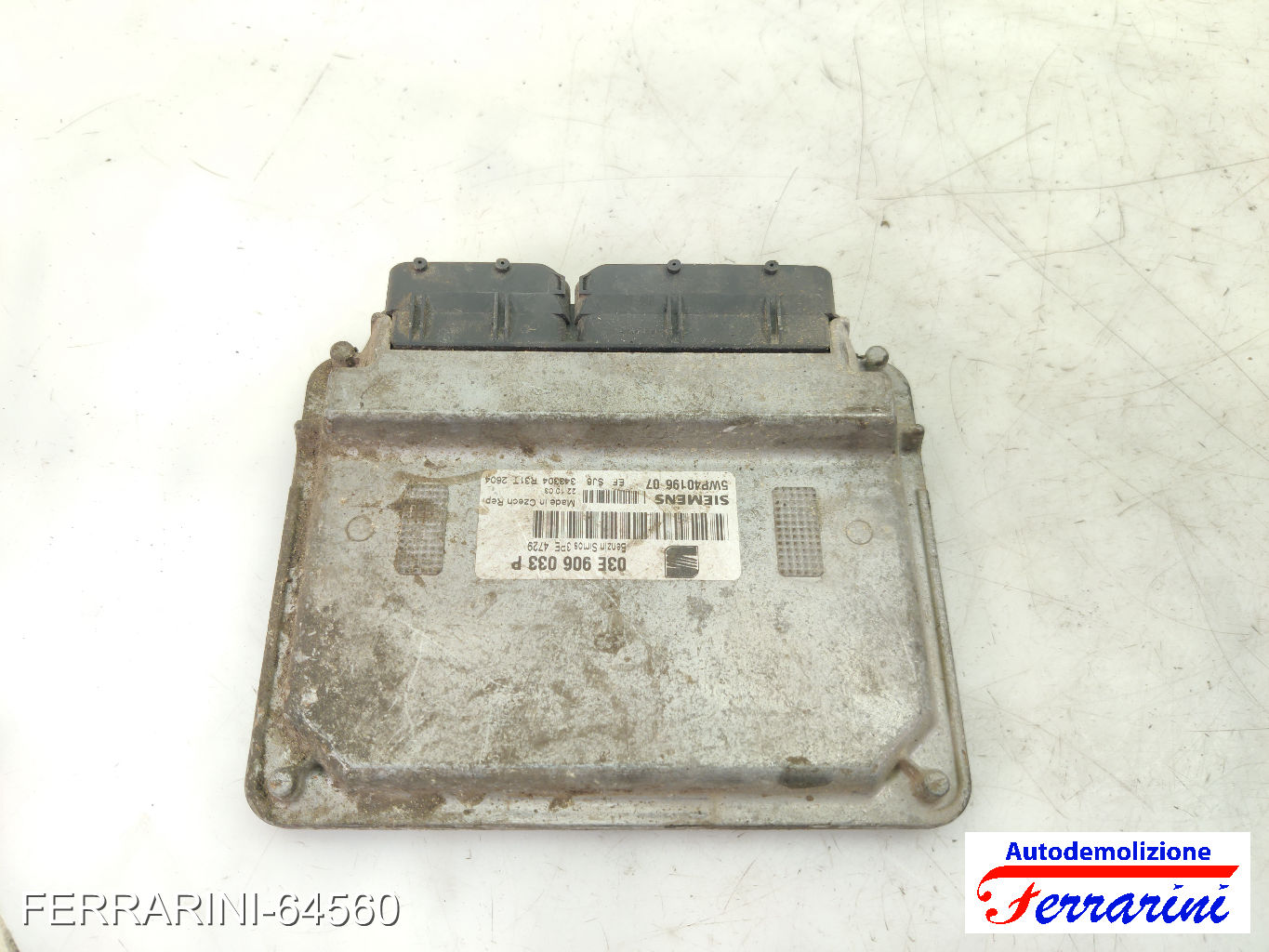 Centralina Motore SEAT IBIZA 3 6L1 1.2 2002-2006 03E906033P, 5WP40196, 343304