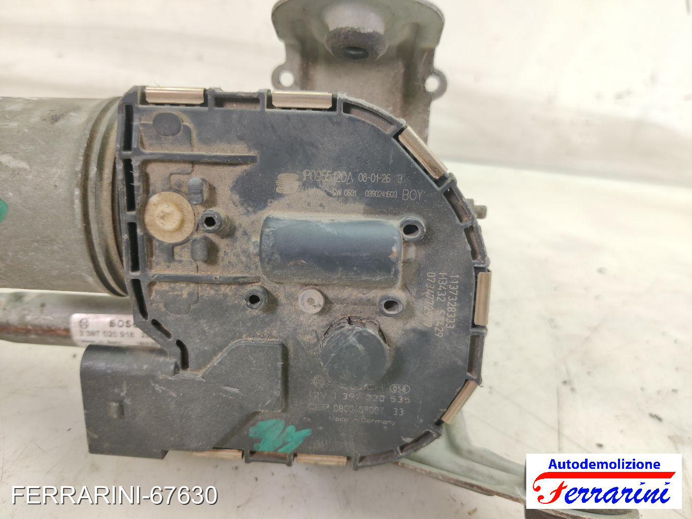 Spazzacqua Motorino Tergicristallo SEAT LEON 1P1 2006-2011 anteriore, frontale 7