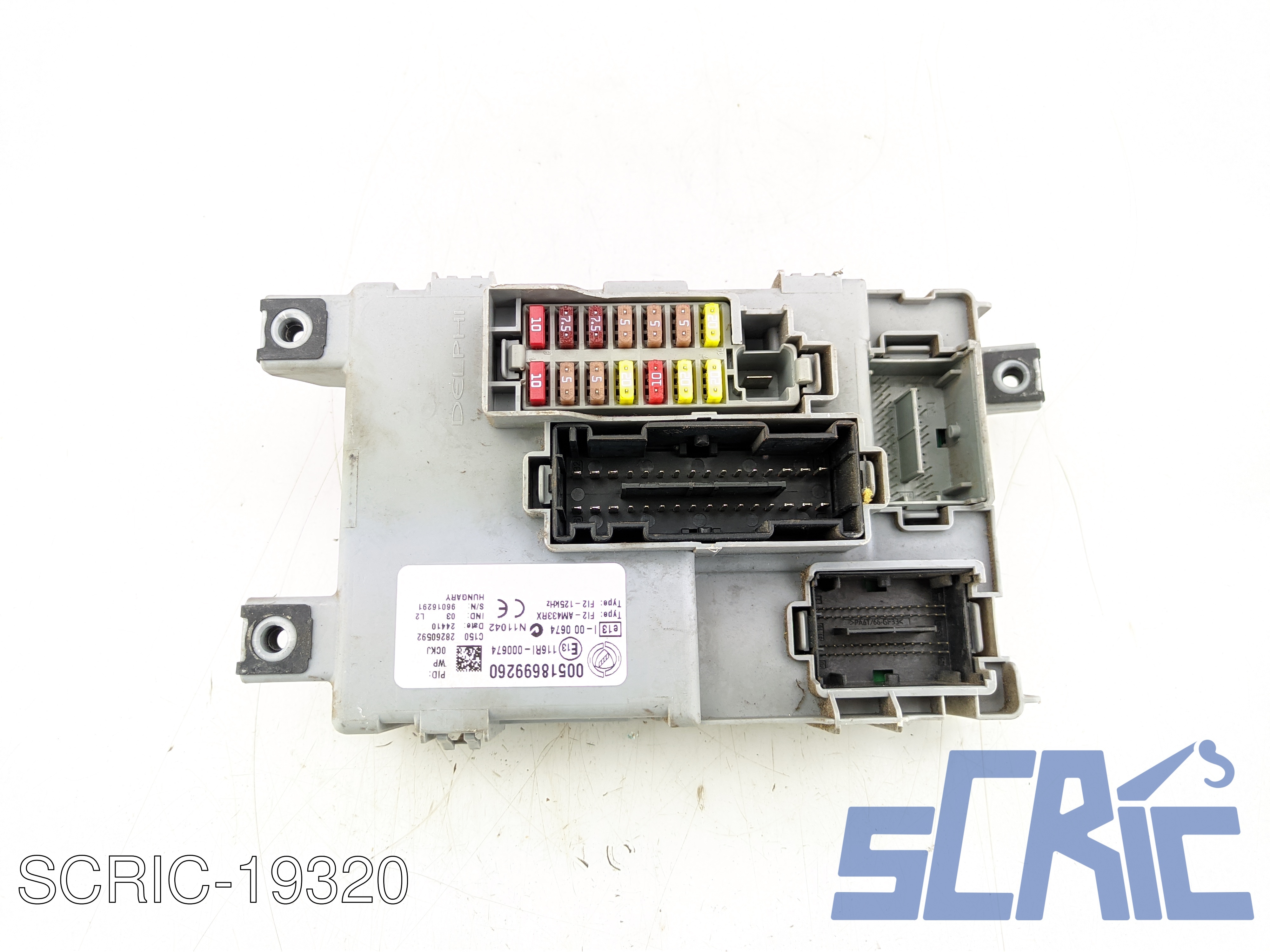 Body Computer FIAT PUNTO EVO 199 1.3 D MULTIJET 2009-2012 00518699260, 28260592
