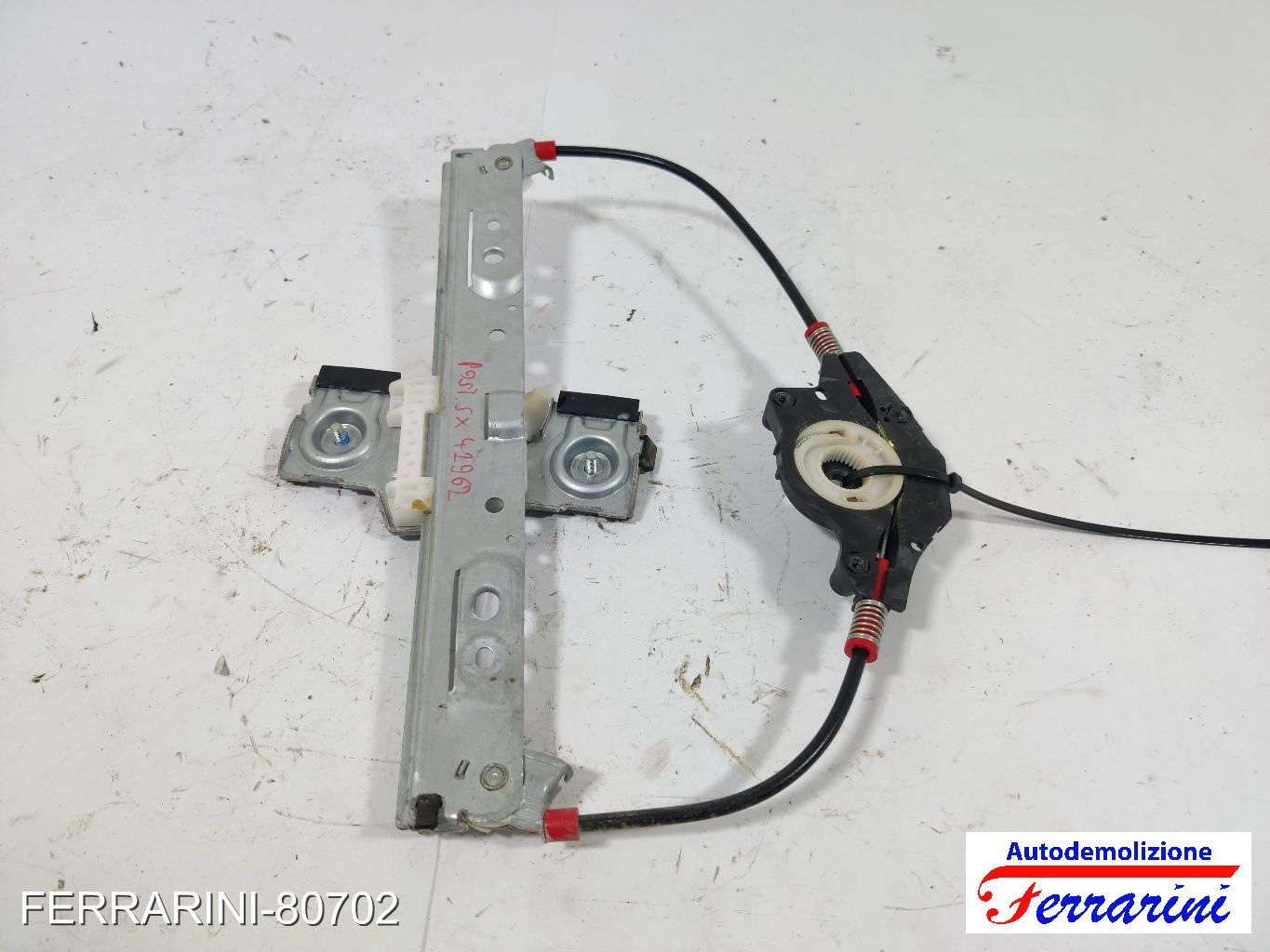 Alzavetro FORD FIESTA 6 CB1, CCN 2008-2012 sinistro, sx, posteriore, post