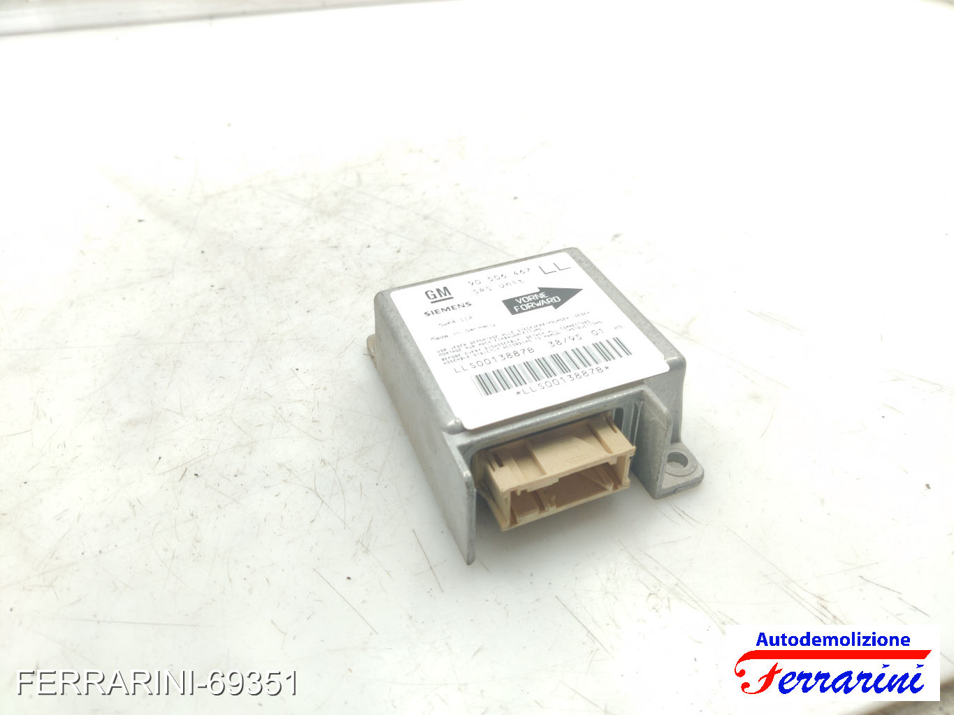 Centralina Airbag OPEL CALIBRA A C89 1991-1997 90506467, LLS0013887B