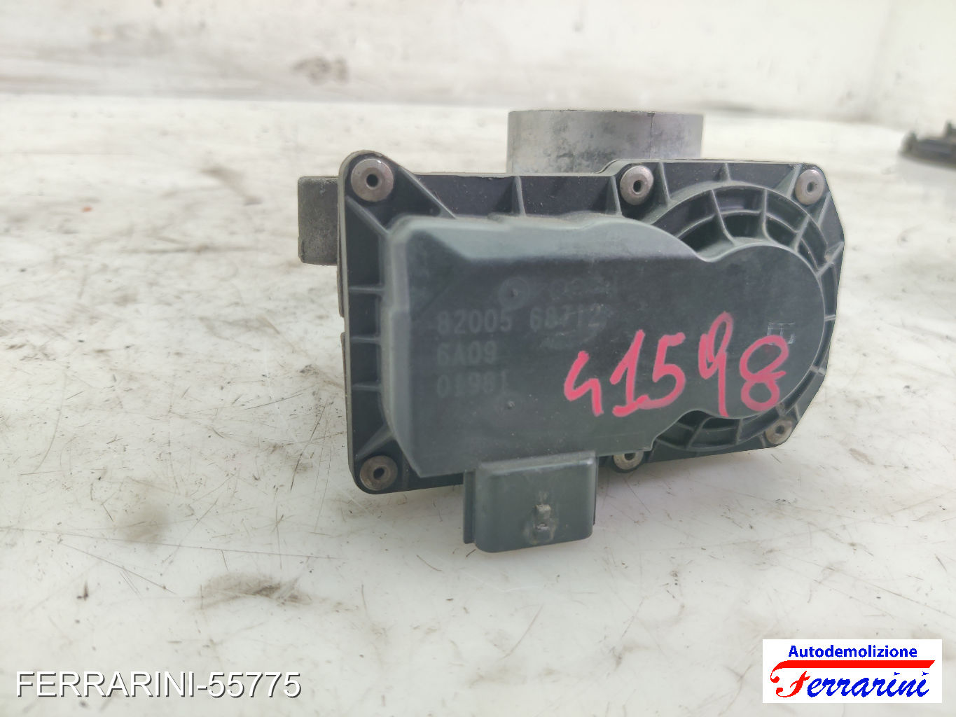 Corpo Farfallato RENAULT MODUS F/JP0 1.2 2004-2023 8200568712, 01981, 8200285017 10