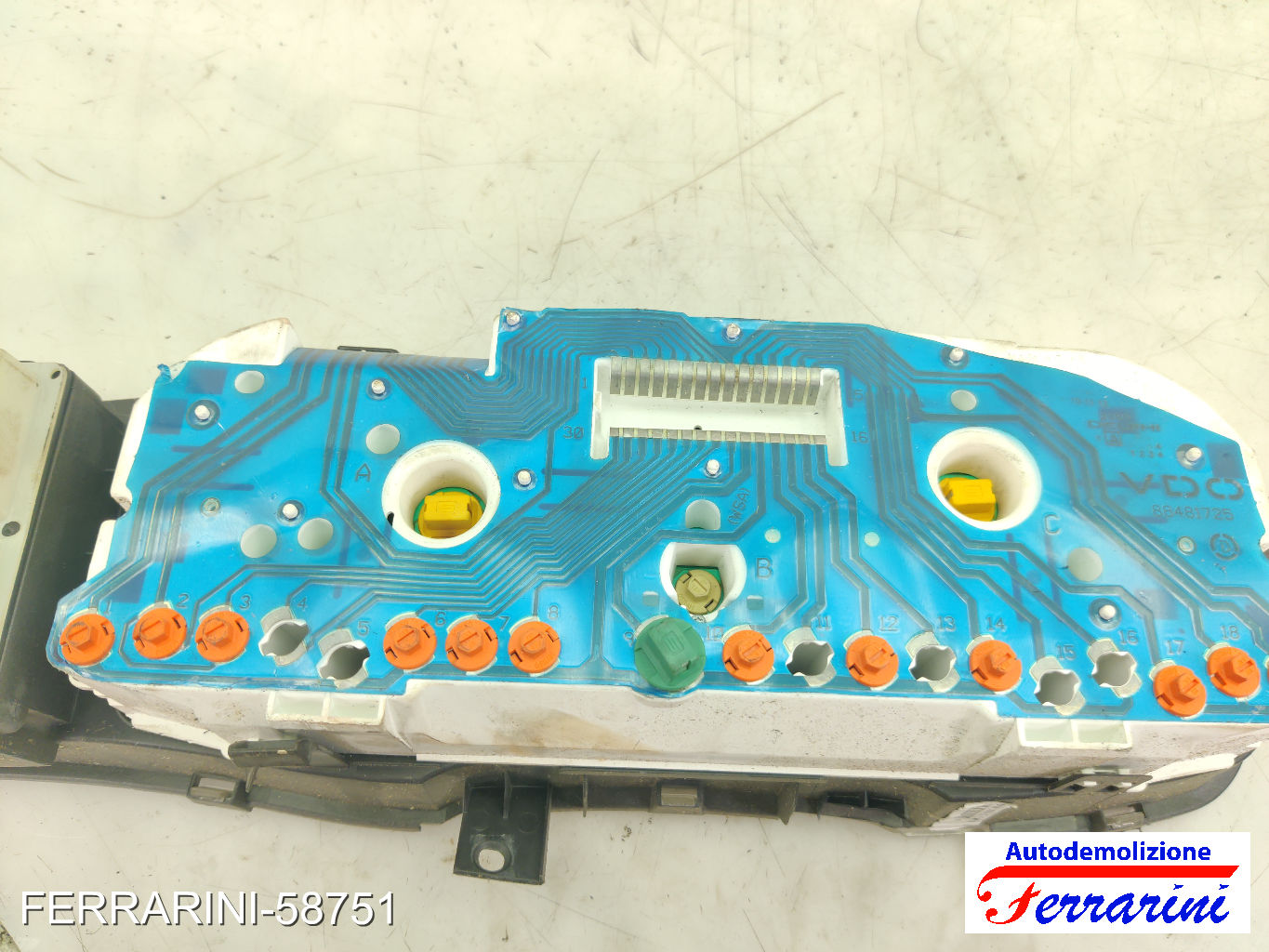 VDO display computer di bordo Quadro Contachilometri OPEL VECTRA B J96 1.8I 16V 8