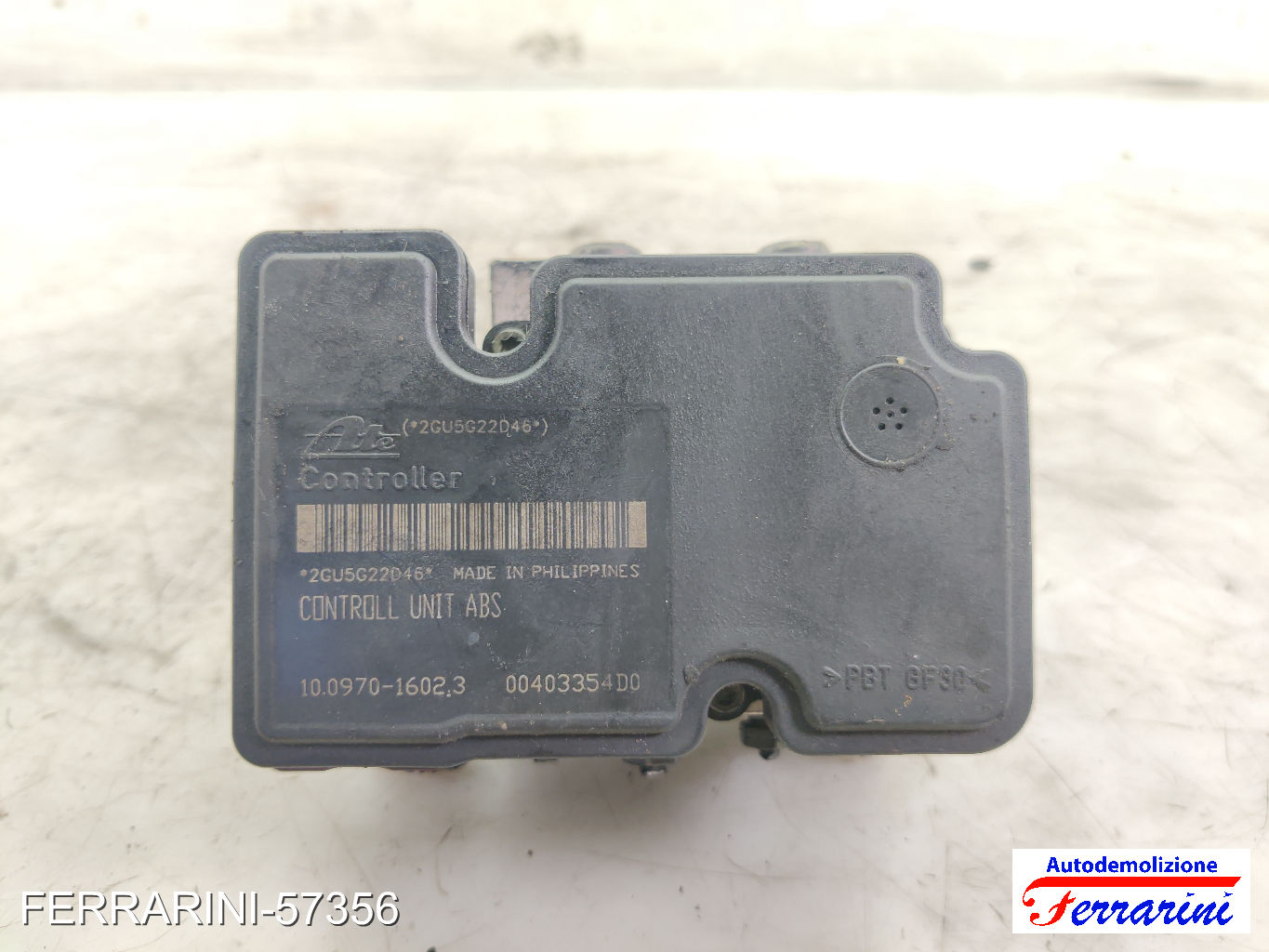 Centralina Pompa Abs FIAT DOBLO 119, 223 1.9 JTD 2003-2010 51773386, 71749898