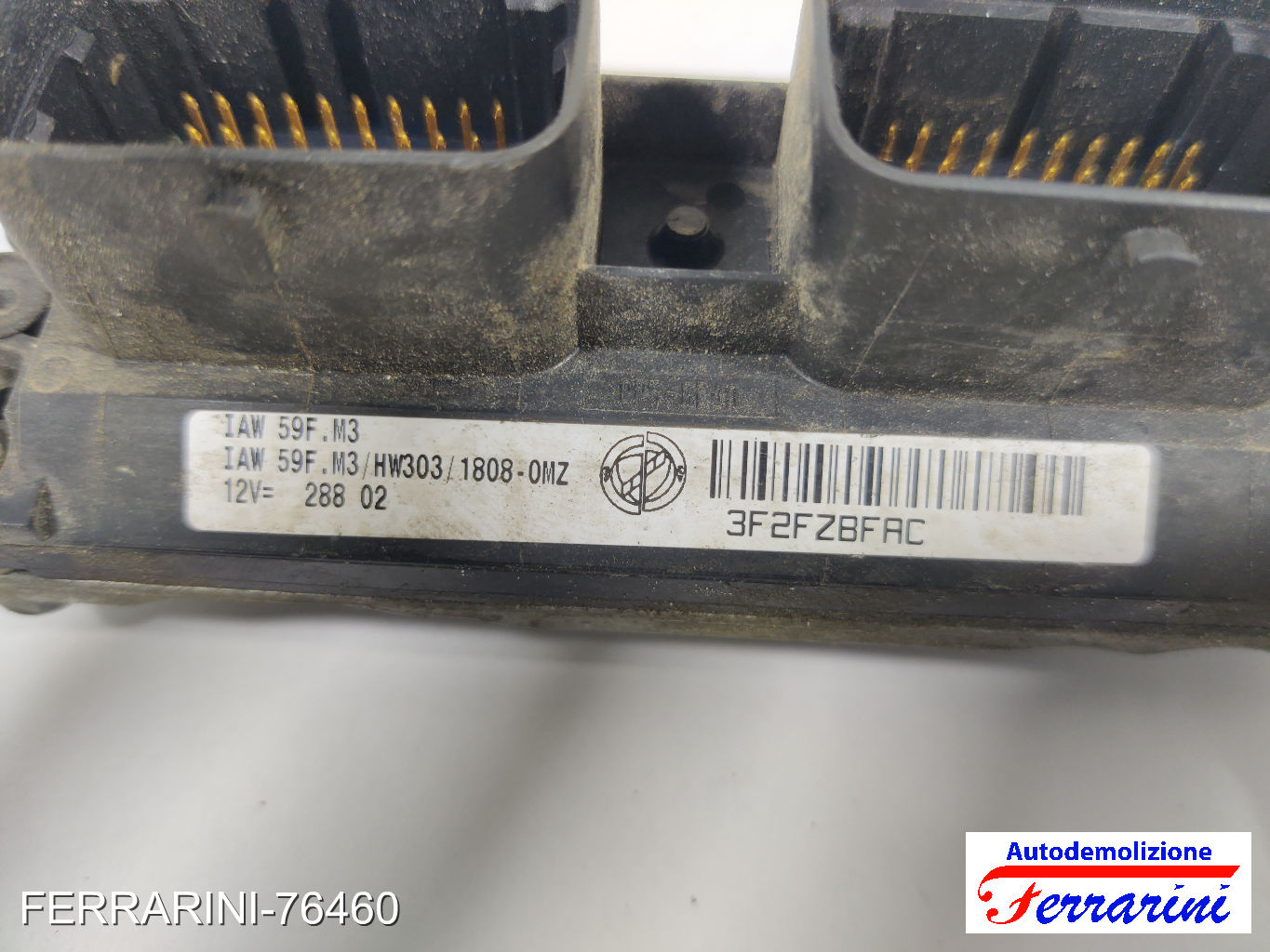 Centralina Motore FIAT PUNTO 188 1.2 60 1999-2010 55181132, 6160037606, IAW59FM3 6