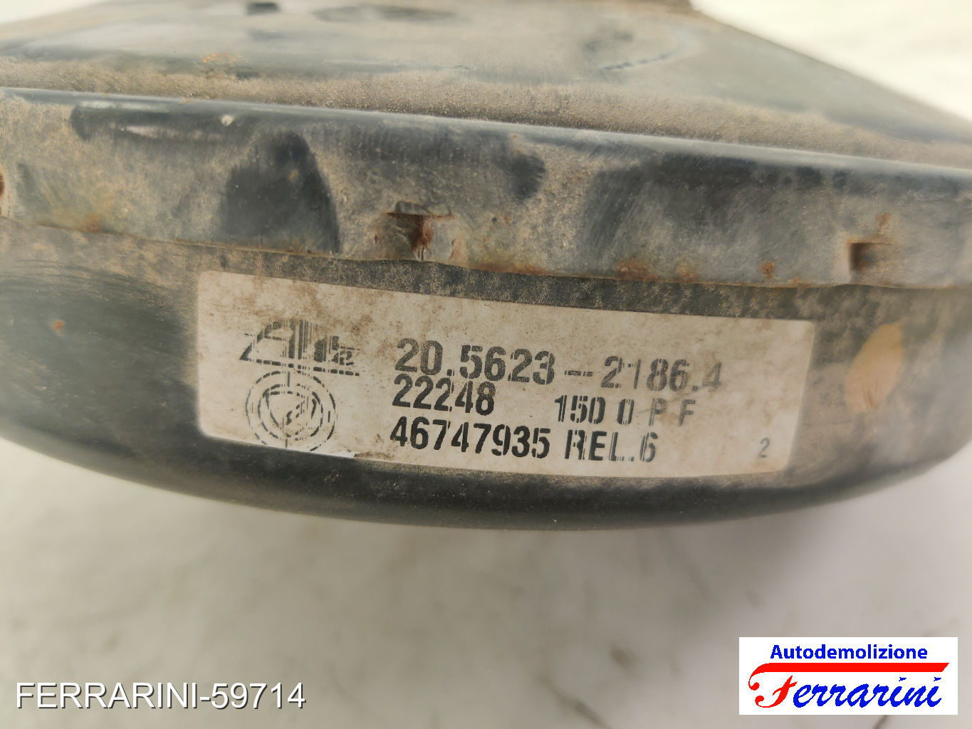 Servofreno FIAT DOBLO 223 1.9 D 2001-2023 46747935, 467479350E, 03775240314