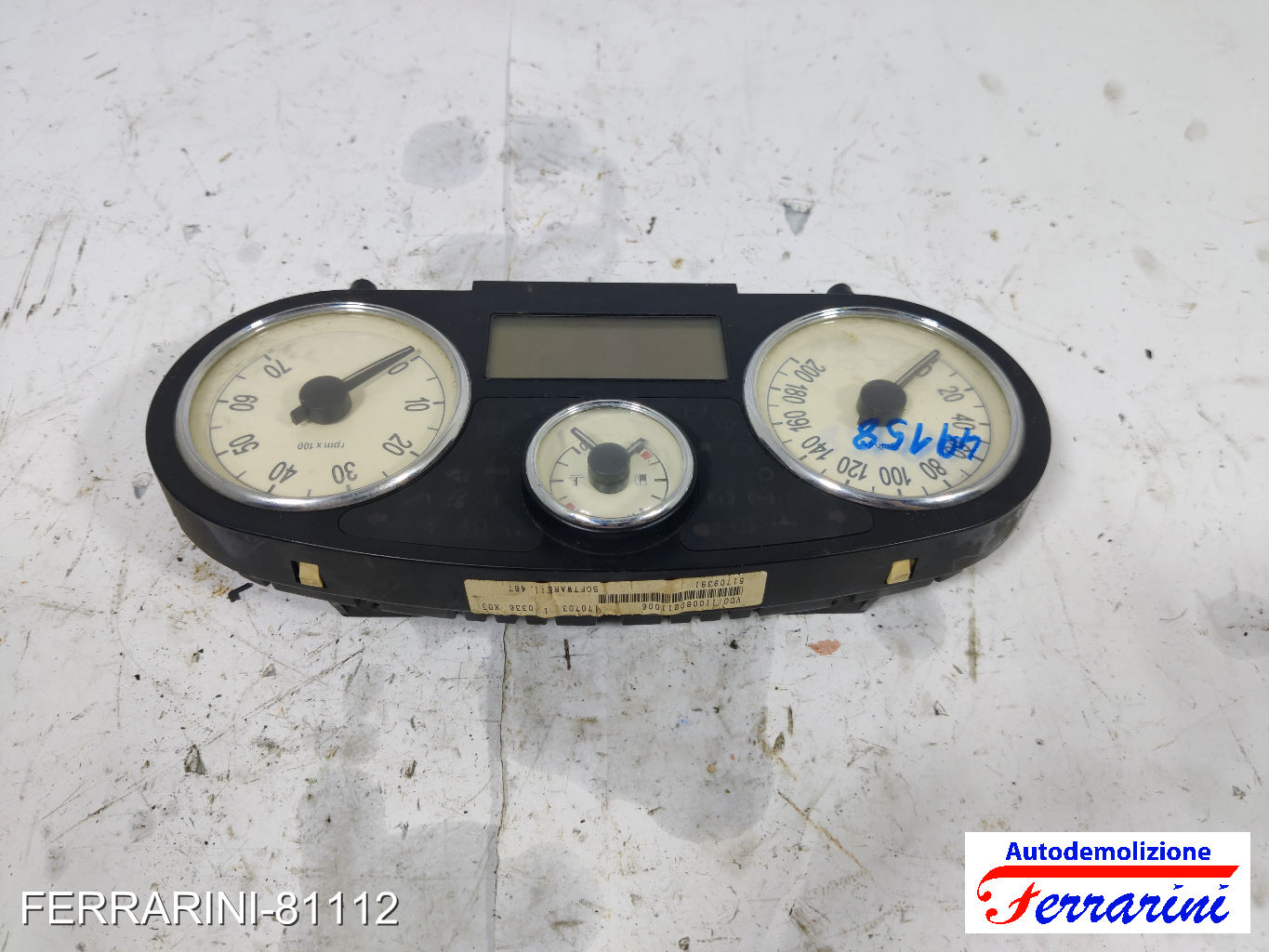 Quadro Contachilometri LANCIA YPSILON 843 1.2 2003-2011