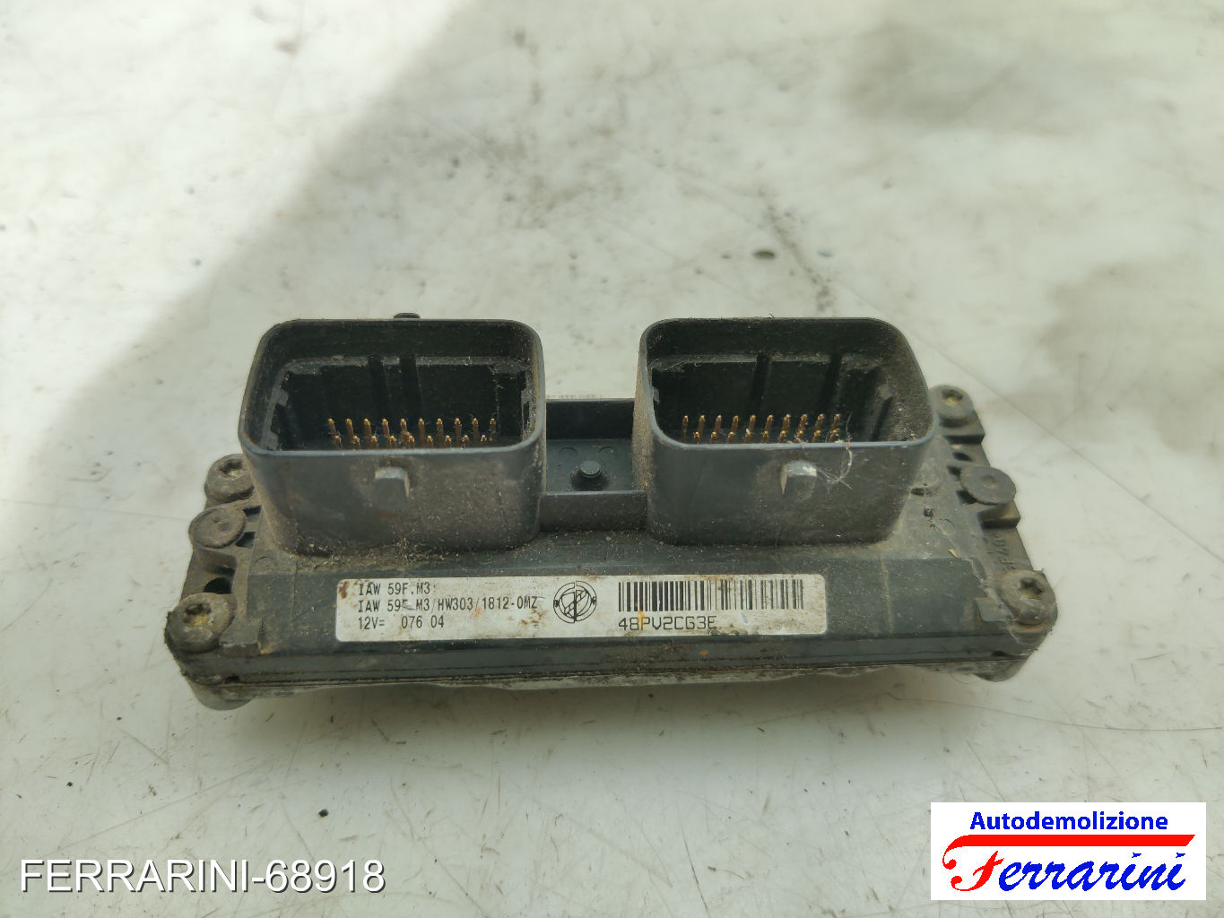 Centralina Motore FIAT PUNTO 188 1.2 16V 80 1999-2006 55181132, HW303, IAW59FM3