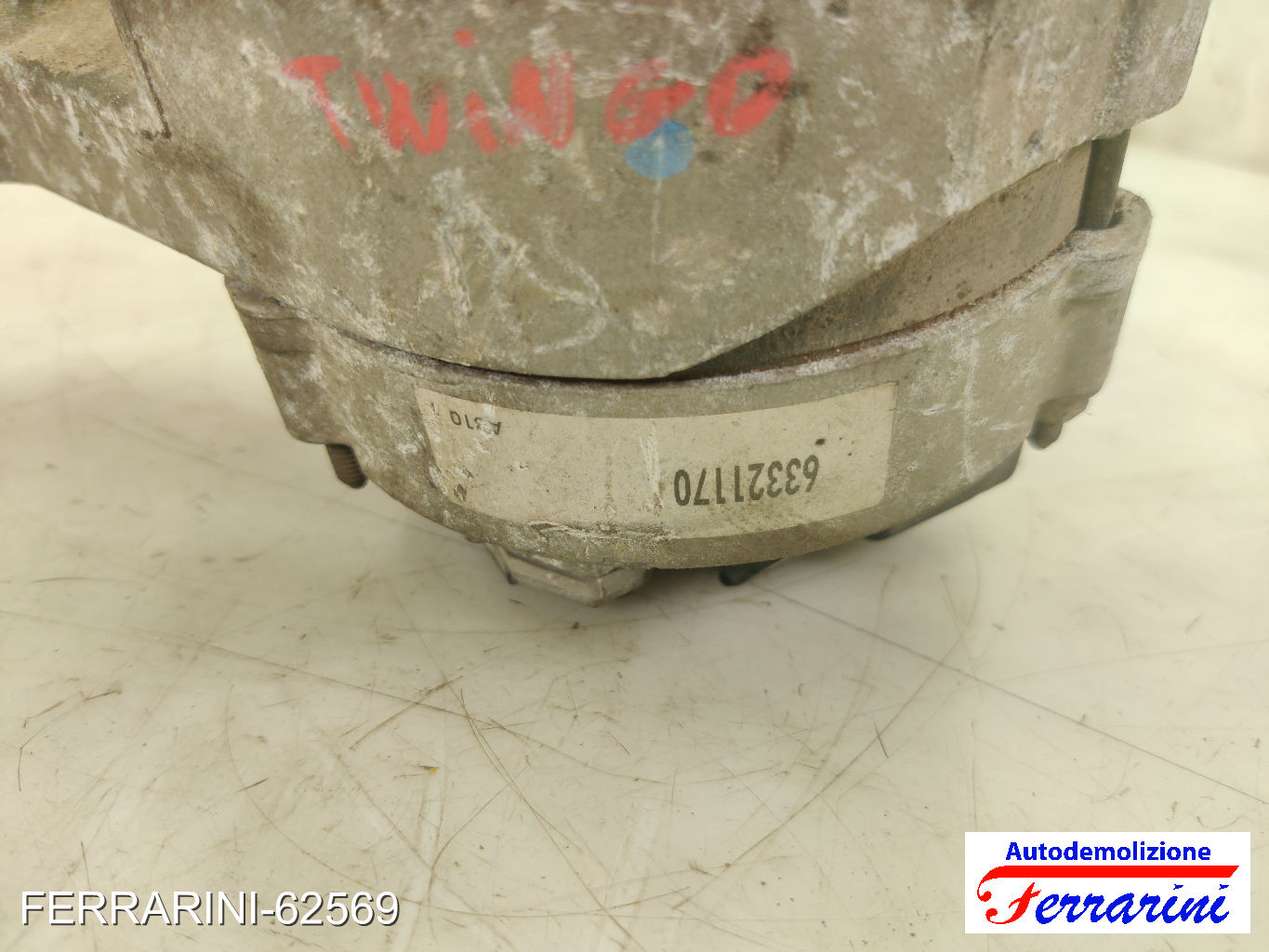Alternatore RENAULT TWINGO 1 C06 1.2 1993-1996 7700859724, 7700820794, 436446 7
