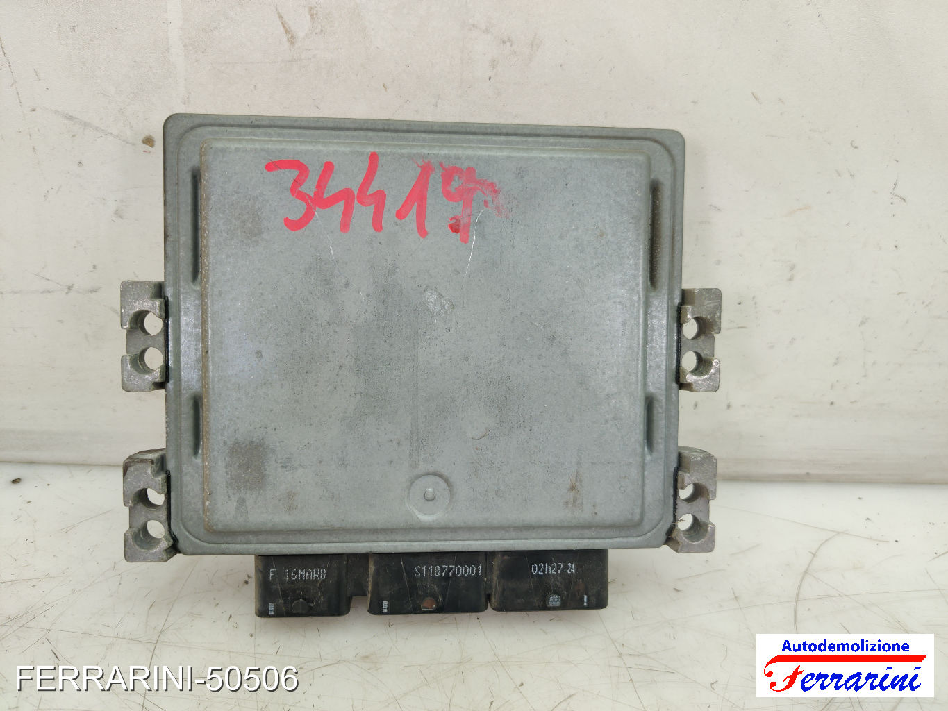 Centralina Motore RENAULT SCENIC 2 JM0/1 1.5 DCI 2005-2008 8200843713 7