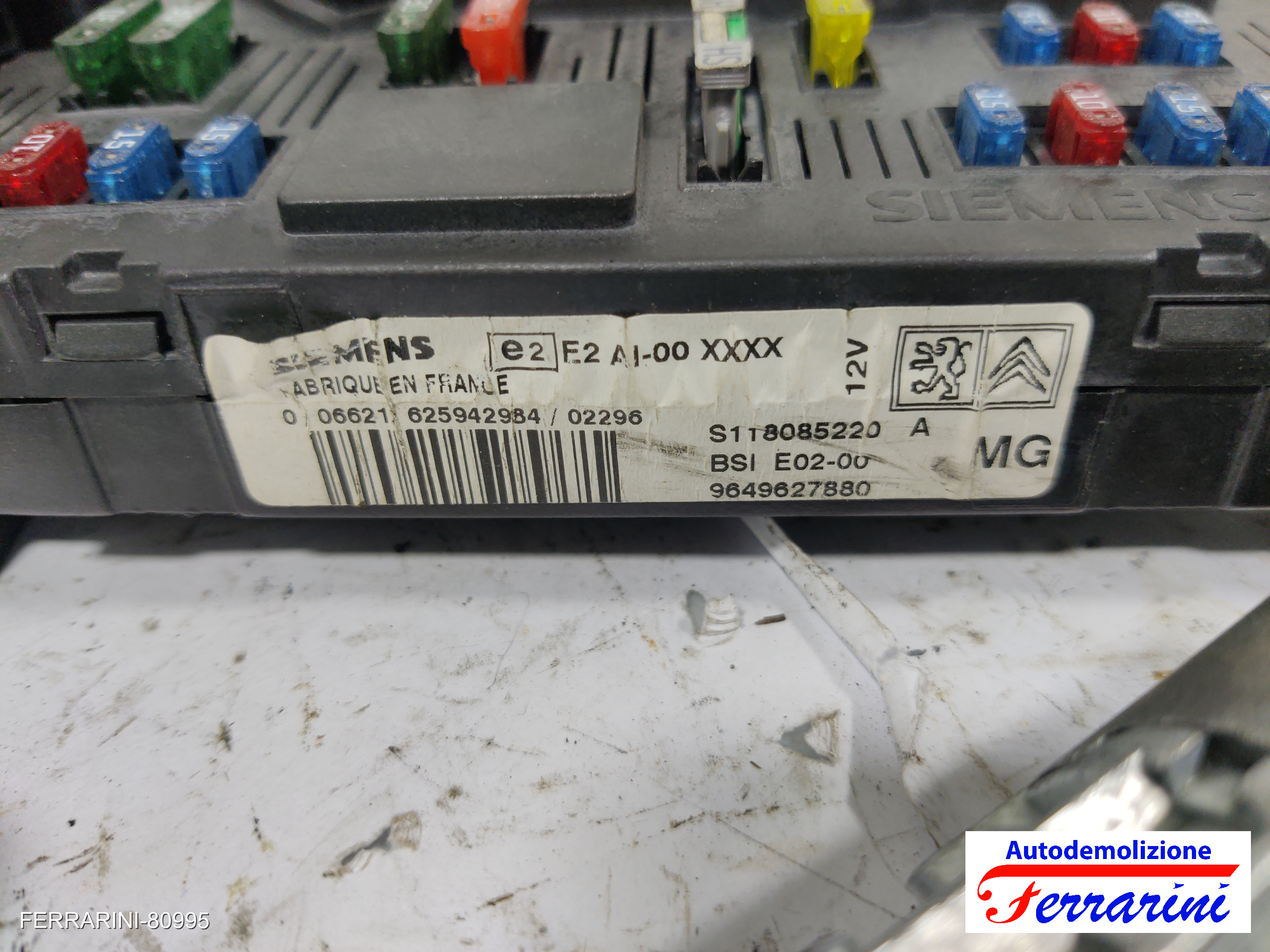Kit Accensione PEUGEOT 206 2A/C 1.1I 1998-2007