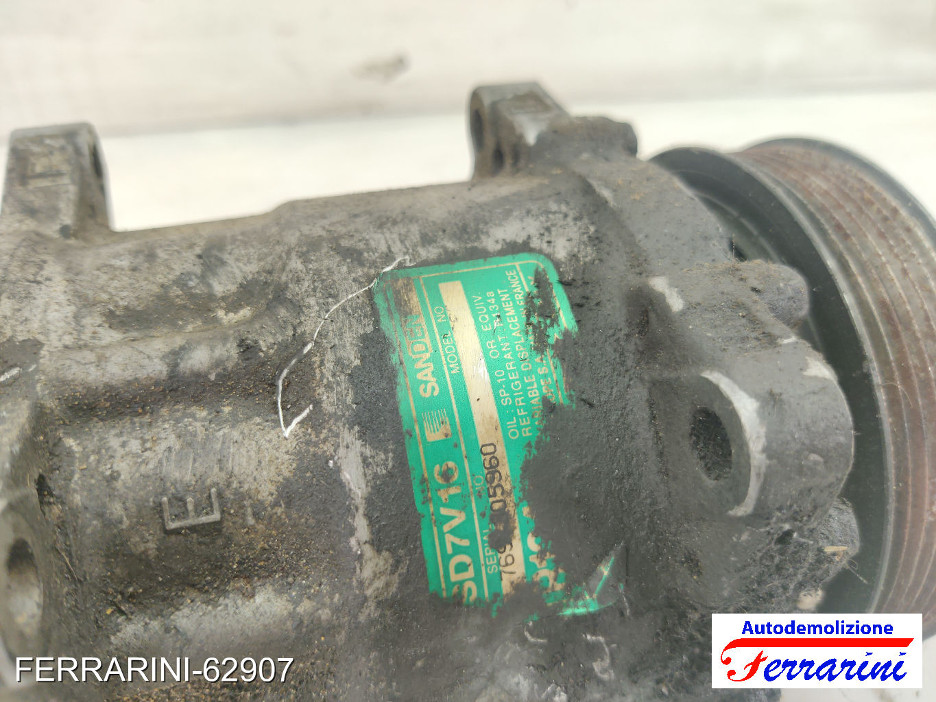 Compressore Clima FIAT ULYSSE 179 2.0 JTD 2002-2006 9646416780, SD7V16