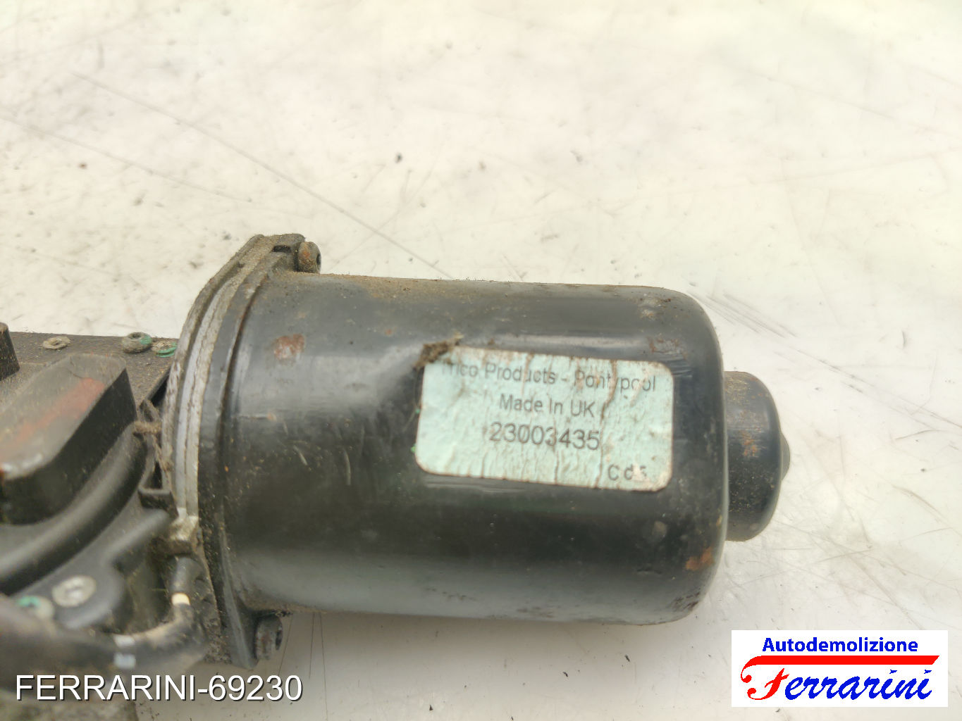 Spazzacqua Motorino Tergicristallo OPEL MERIVA A X03 2003-2010 anteriore