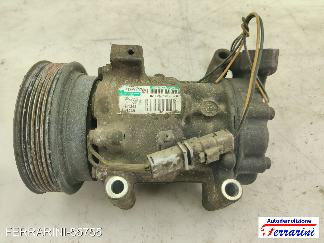 Alternatore RENAULT MODUS F/JP0 1.2 2004-2023 8200357173, 8200819568, 8200756601