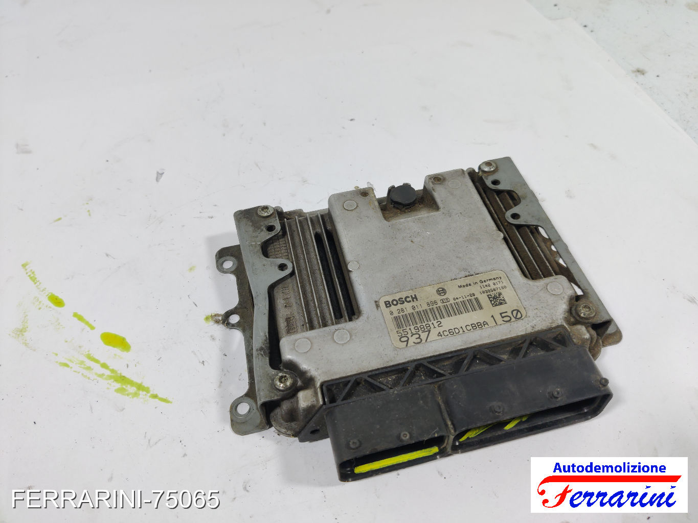Centralina Motore ALFA ROMEO GT 937 1.9 JTD 2003-2010 55198812, 0281011896