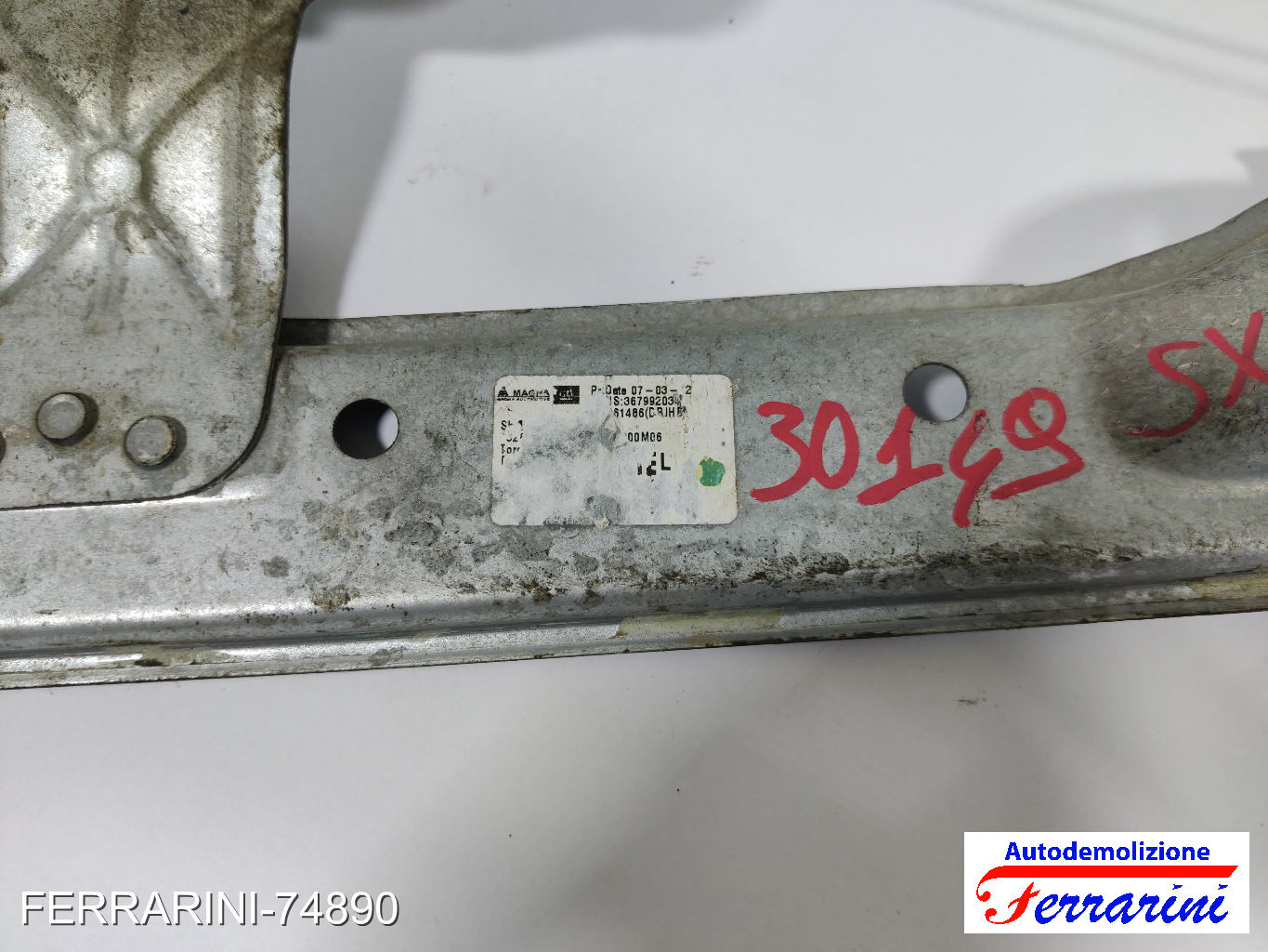 Alzavetro OPEL MERIVA B S10 2011-2017 sinistro, sx, posteriore, post 93168806 6