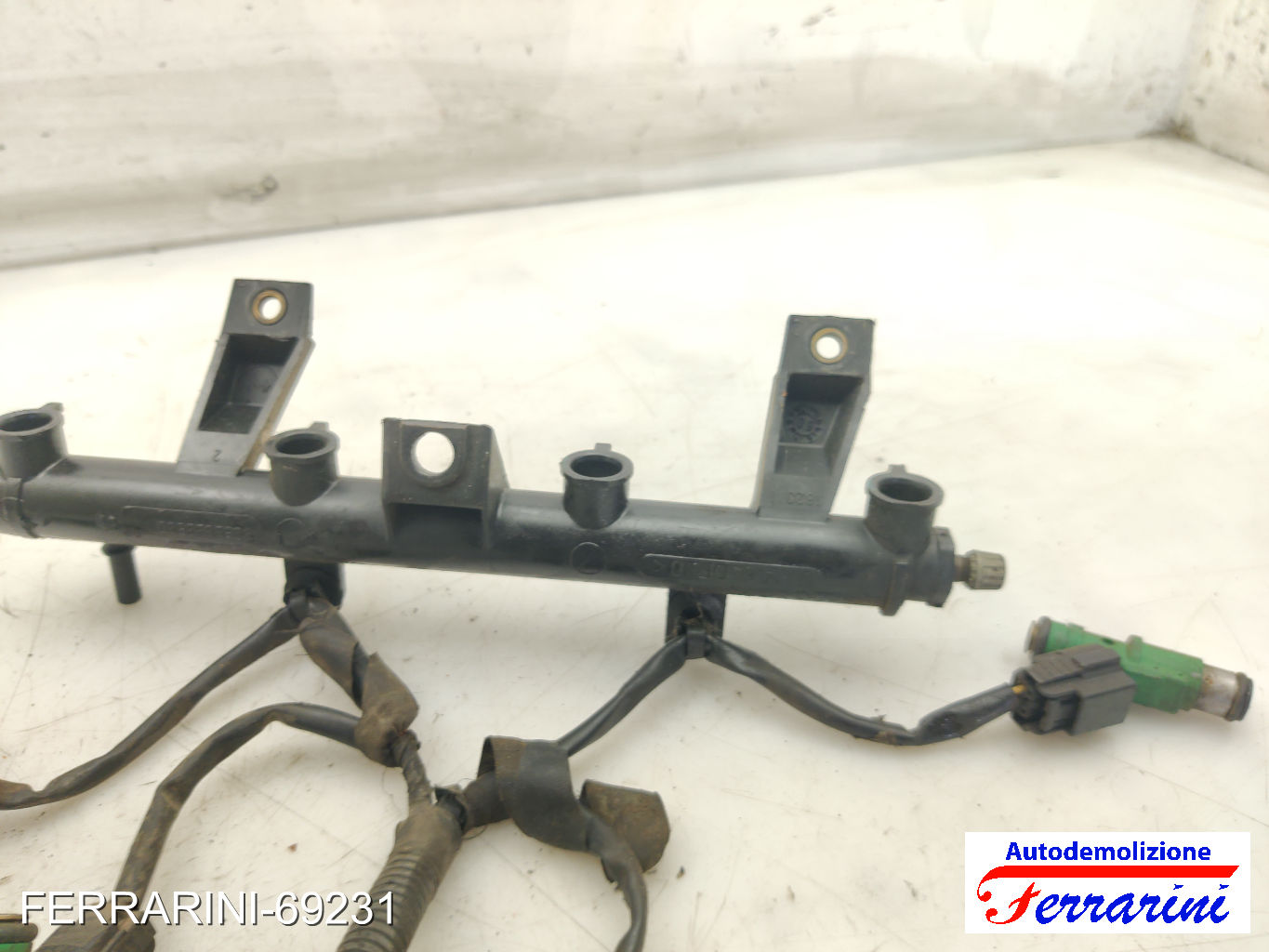 Flauto Con Iniettori PEUGEOT 1007 KM 1.4 2005-2009 9655833580, 1984G0