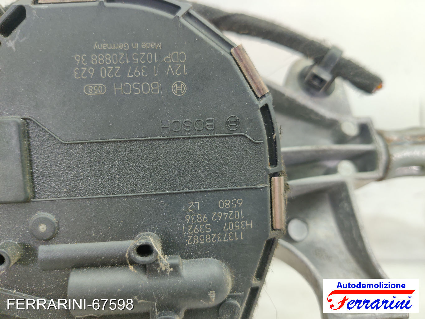 Spazzacqua Motorino Tergicristallo OPEL ASTRA J P10 2009-2015 anteriore 11