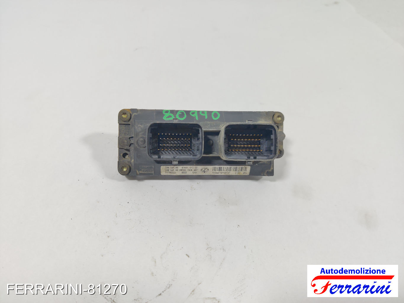 Centralina Motore LANCIA YPSILON 843 1.2 2003-2011