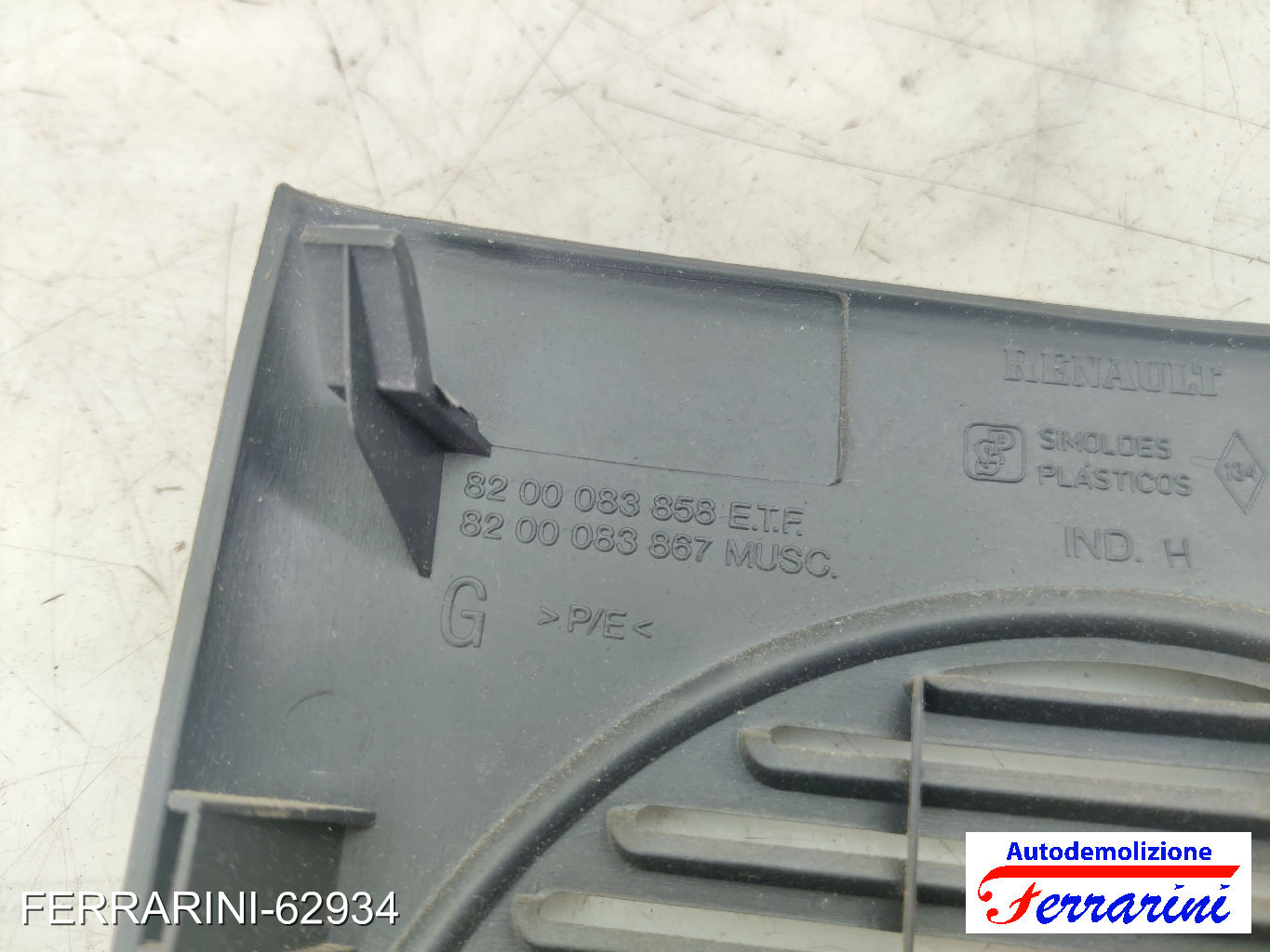 griglia altoparlante cassa RENAULT CLIO 2 BB, CB 1998-2010 sinistro, sx