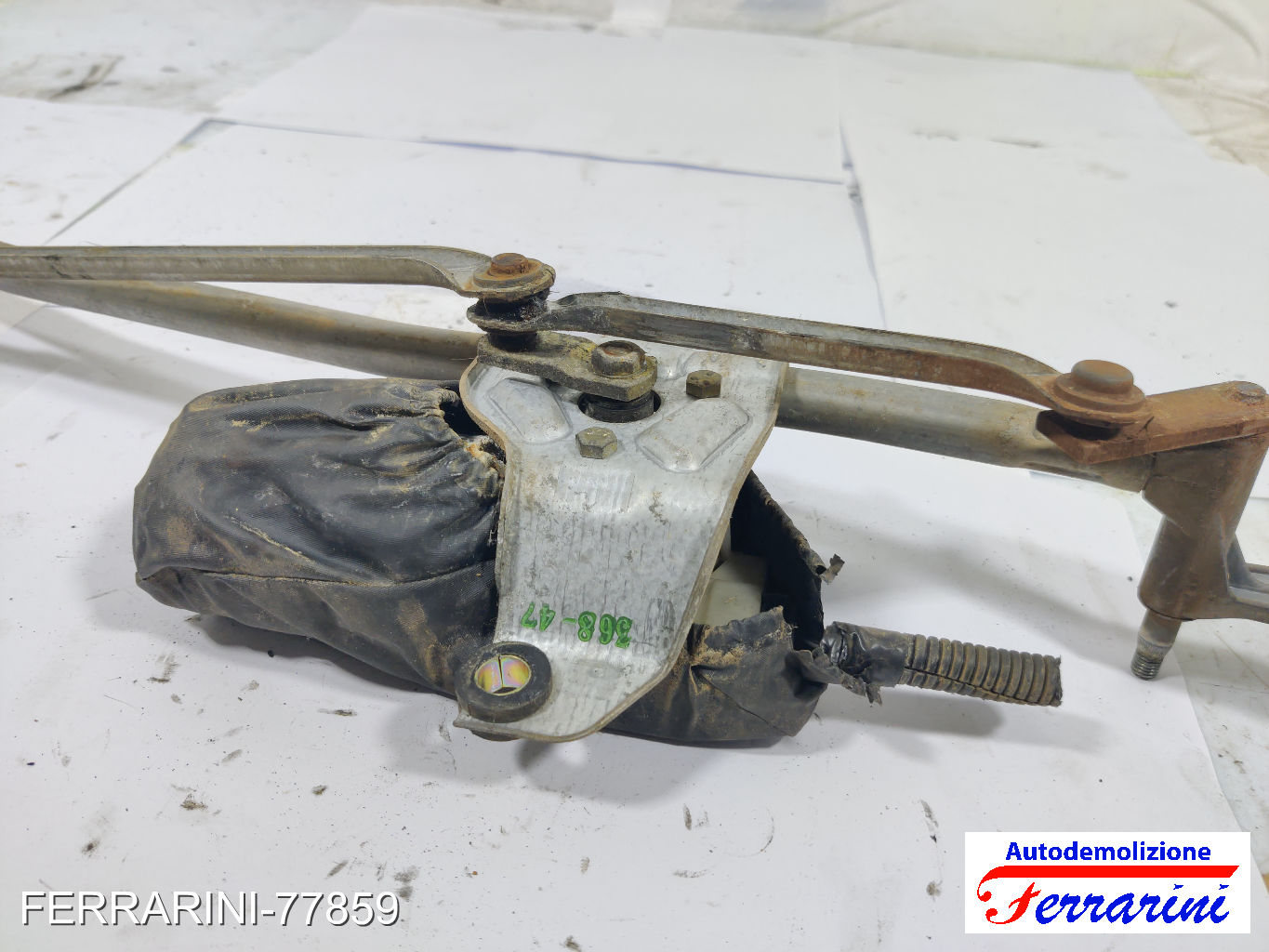 Spazzacqua Motorino Tergicristallo FIAT BRAVA 182 1995-2001 anteriore, frontale