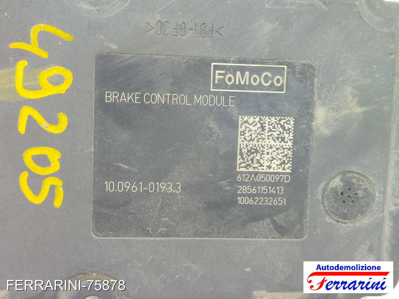Centralina Pompa Abs FORD B-MAX JK 1.0 ECOBOOST 2012-2023 CV212C405AE 6