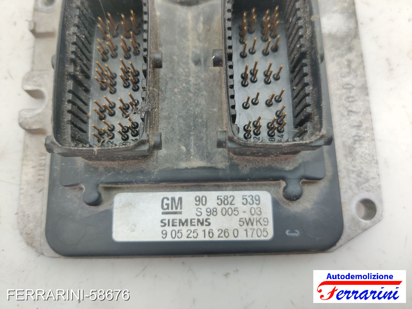Kit Accensione OPEL ZAFIRA A T98 1.8 16V 1999-2000 90582539, 5WK91705, S9800503