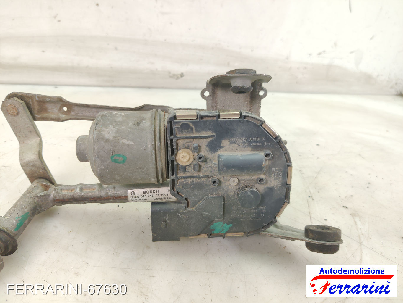 Spazzacqua Motorino Tergicristallo SEAT LEON 1P1 2006-2011 anteriore, frontale 9