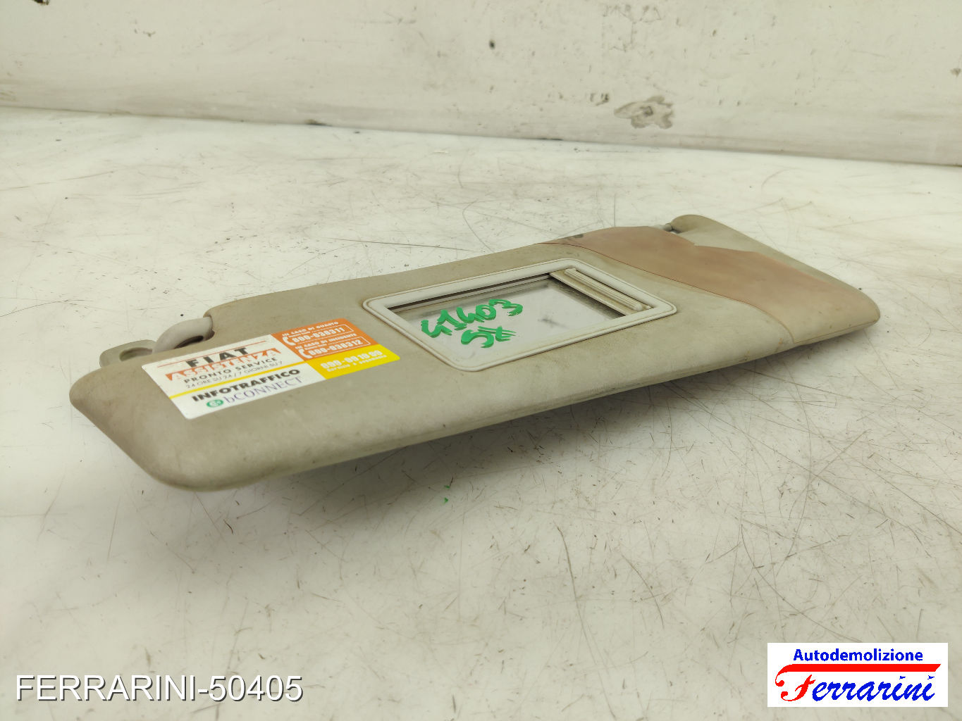 Aletta Parasole FIAT IDEA 350 2004-2012 sinistro, sx