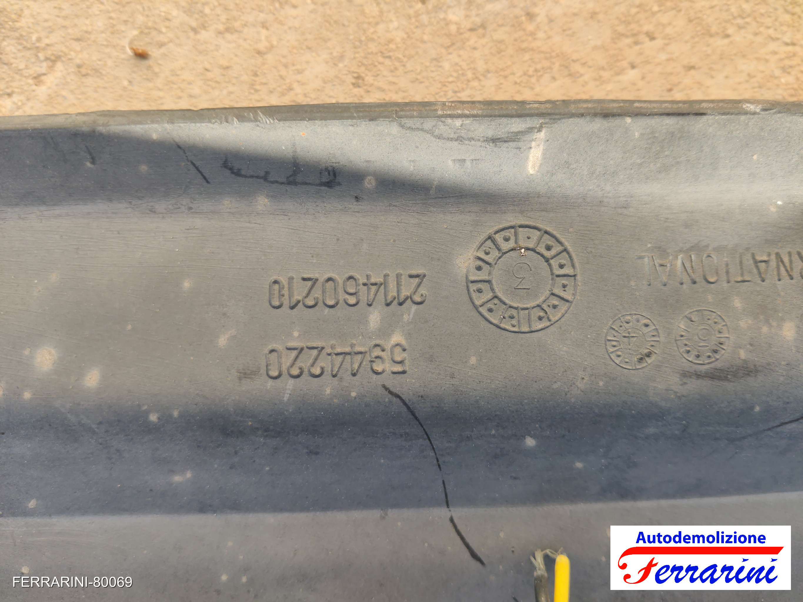 originale Paraurti FIAT UNO 146 1984-1995 Retro 1814252, 5344220, 211460210 13