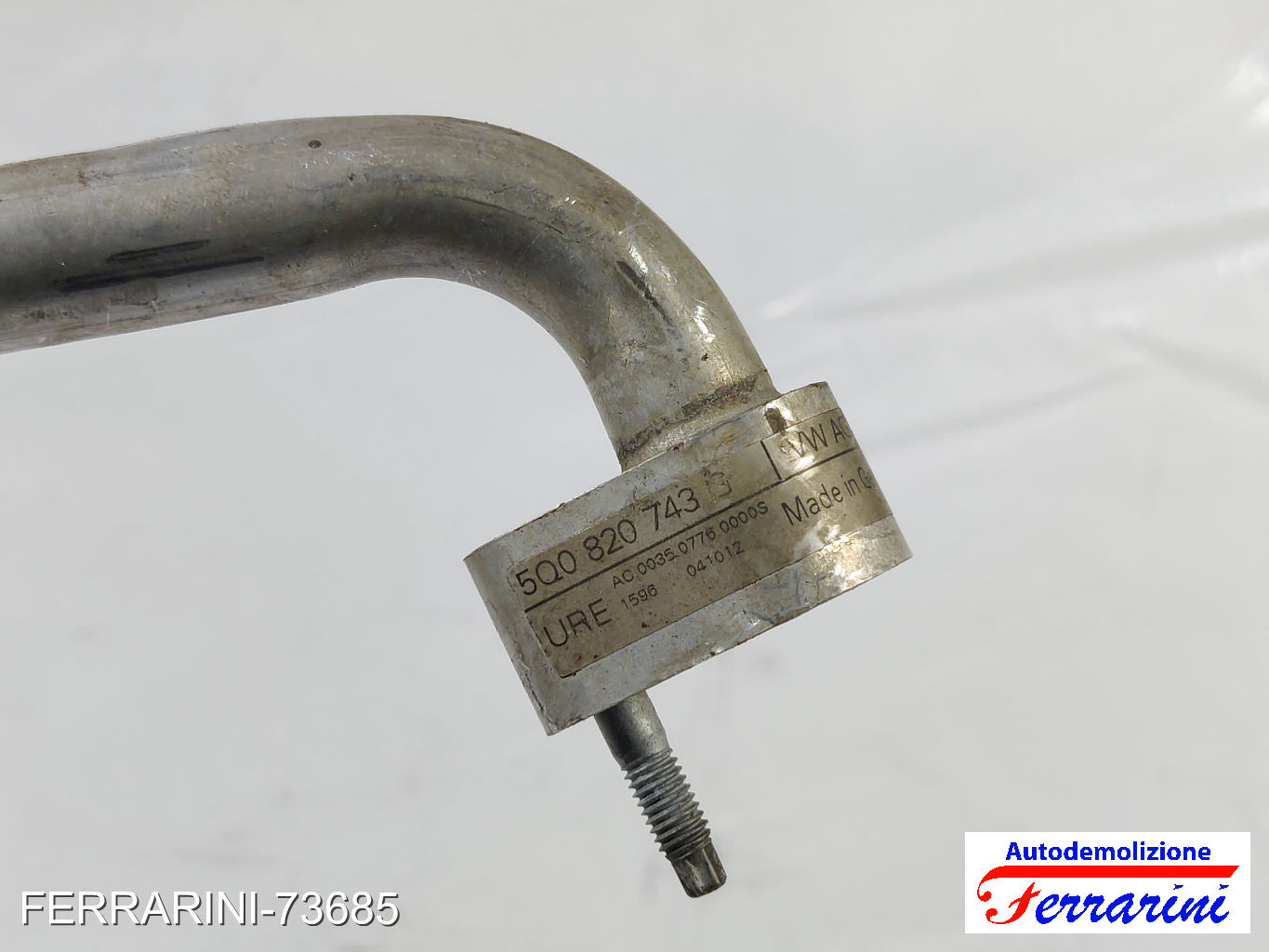 Tubo Clima VW GOLF 7 5G1, BE1, BE2, BQ1 2.0 TDI 2012-2020 5Q0820743S