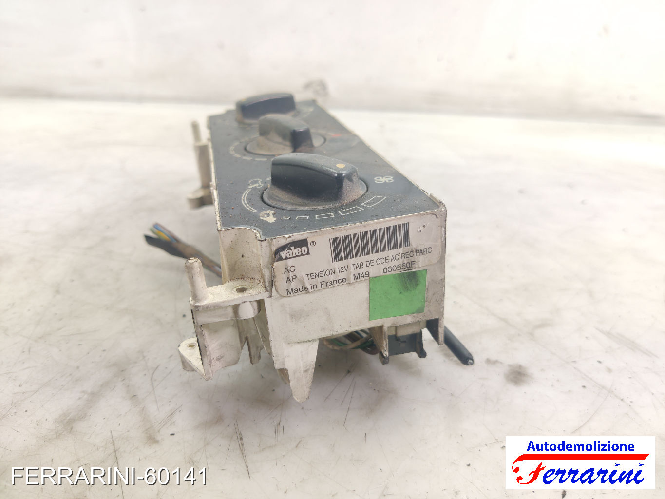Tastiera Clima PEUGEOT PARTNER COMBISPACE 5, G 2000-2008 anteriore, frontale 6