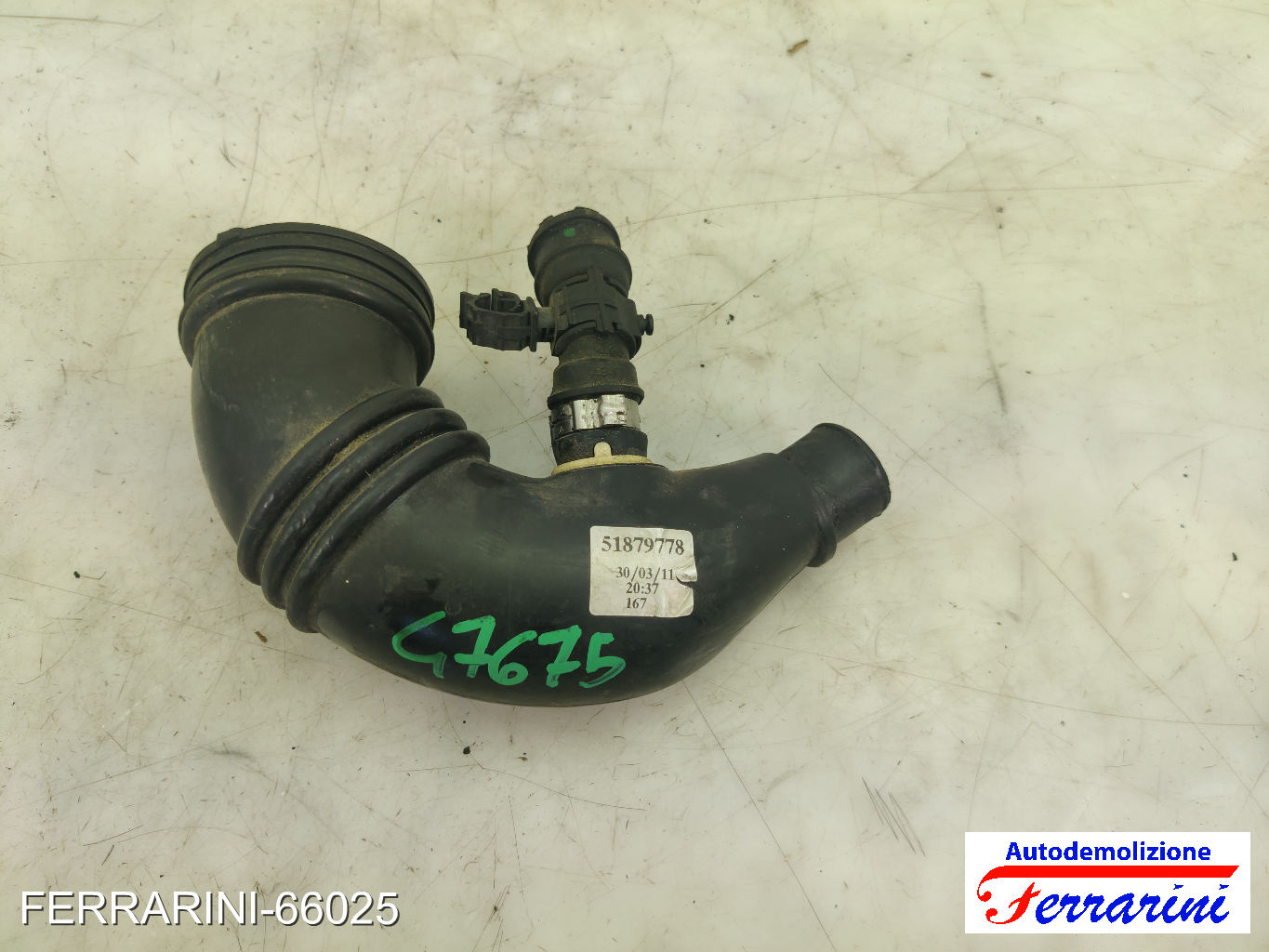 tubo aria aspirazione K9K 67 RENAULT MODUS F/JP0 1.5 DCI 90 2010-2023 51879778