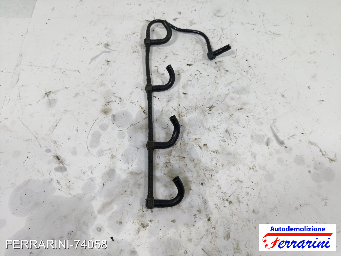 tubo recupero gasolio iniettori K9K F7 RENAULT SCENIC 2 JM0/1 1.5 DCI 2003-2005