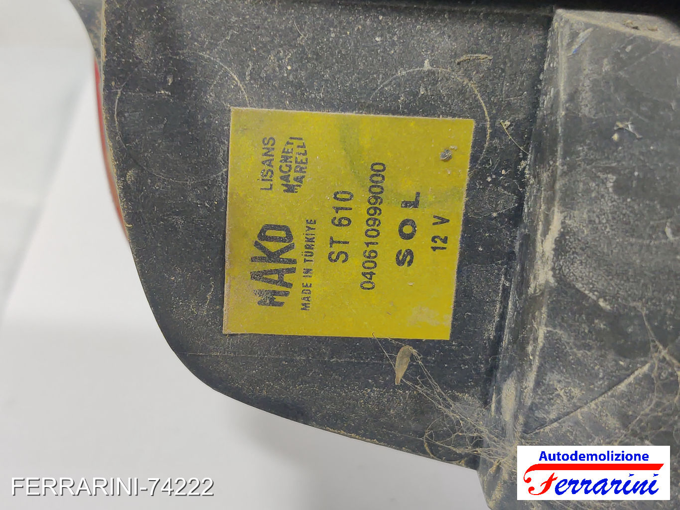 Fanalino Stop Posteriore FIAT DOBLO 119, 223 2001-2010 sinistro, sx 51735979
