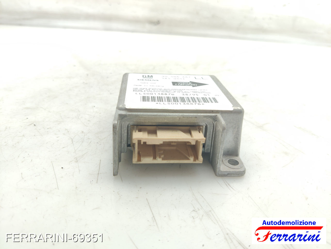 Centralina Airbag OPEL CALIBRA A C89 1991-1997 90506467, LLS0013887B 7