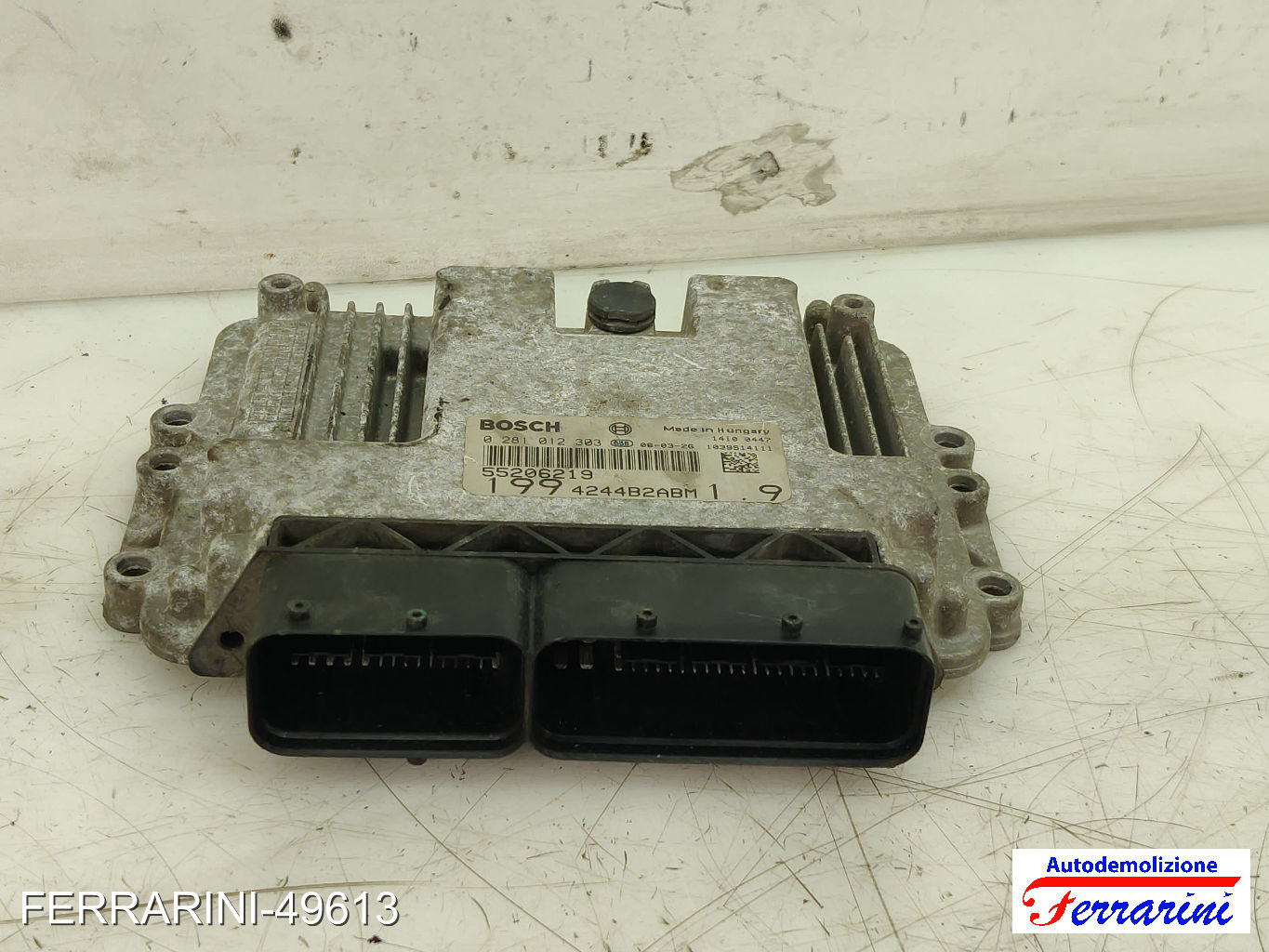 Centralina Motore FIAT GRANDE PUNTO 199 1.9 D MULTIJET 2005-2009 55206219 9