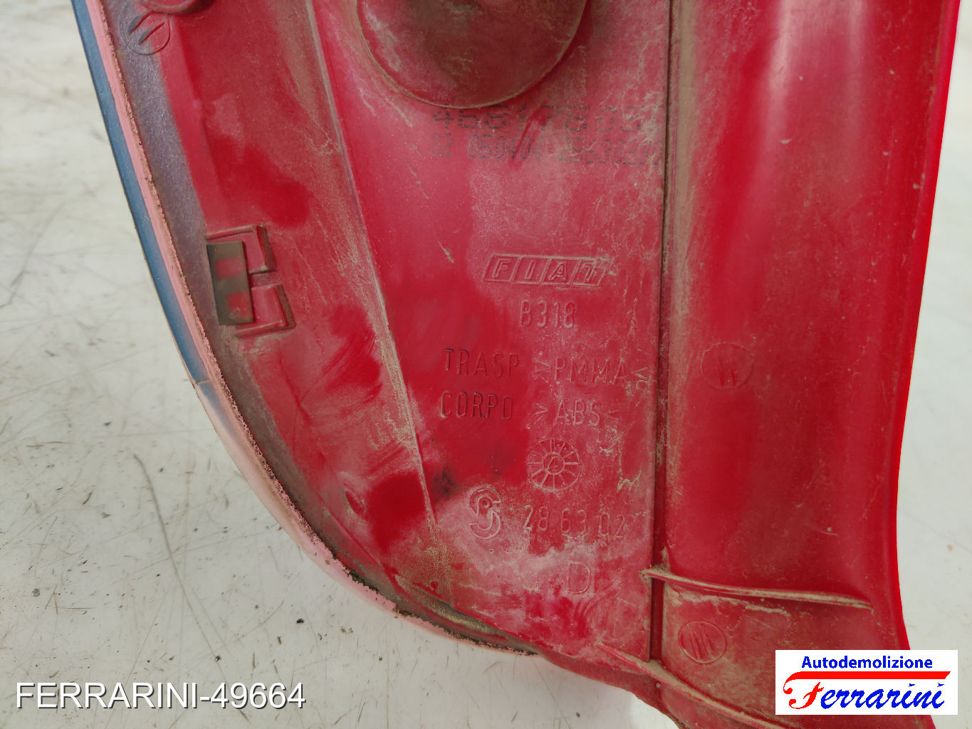 Fanalino Stop Posteriore FIAT PUNTO 188 2003-2012 destro, dx 286302, 51764372